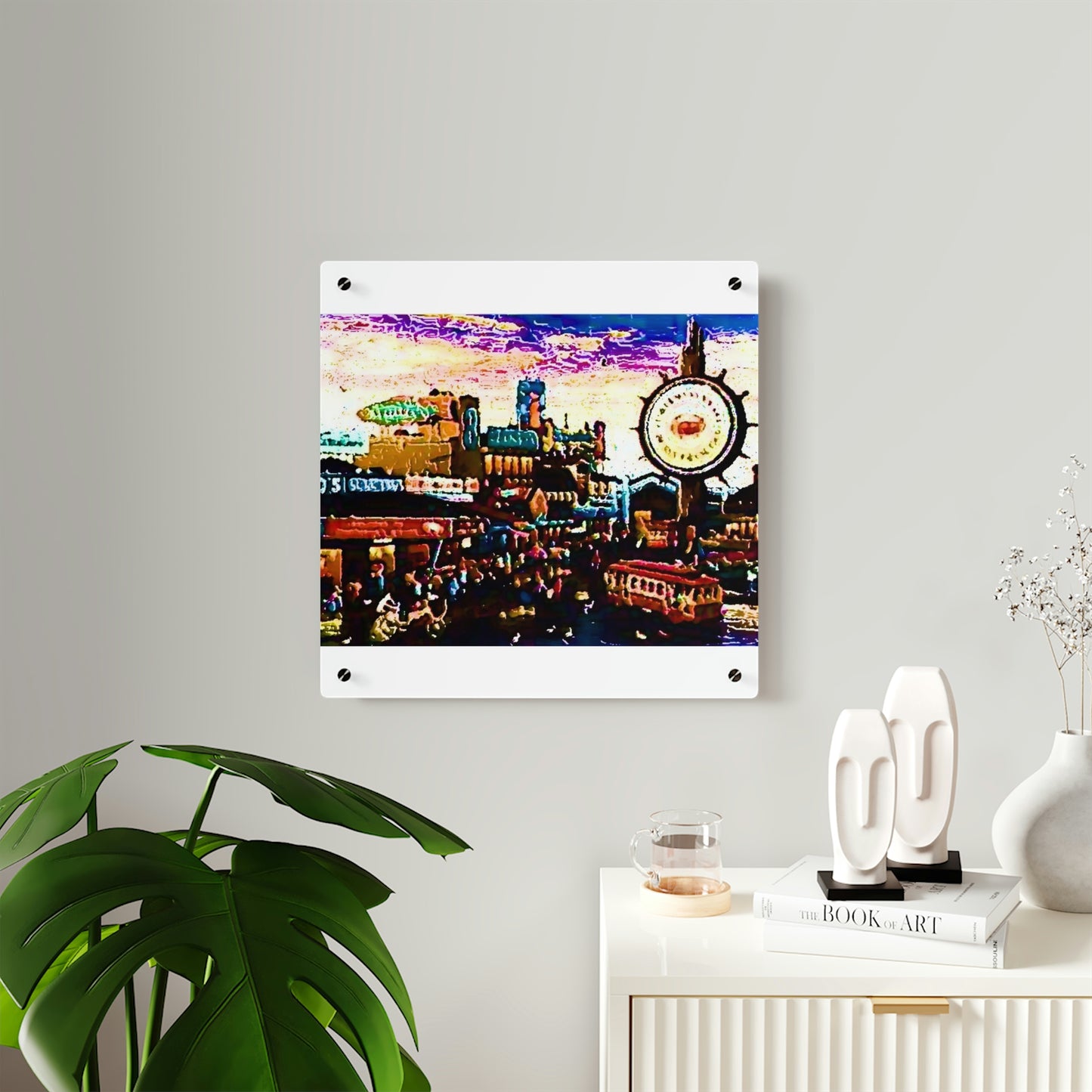 Acrylic Wall Art Panels ... "No.9 Fishermen's Grotto - Fishermen's Wharf, SF, California" ... Family Archives: 1970's ... Original Works ...