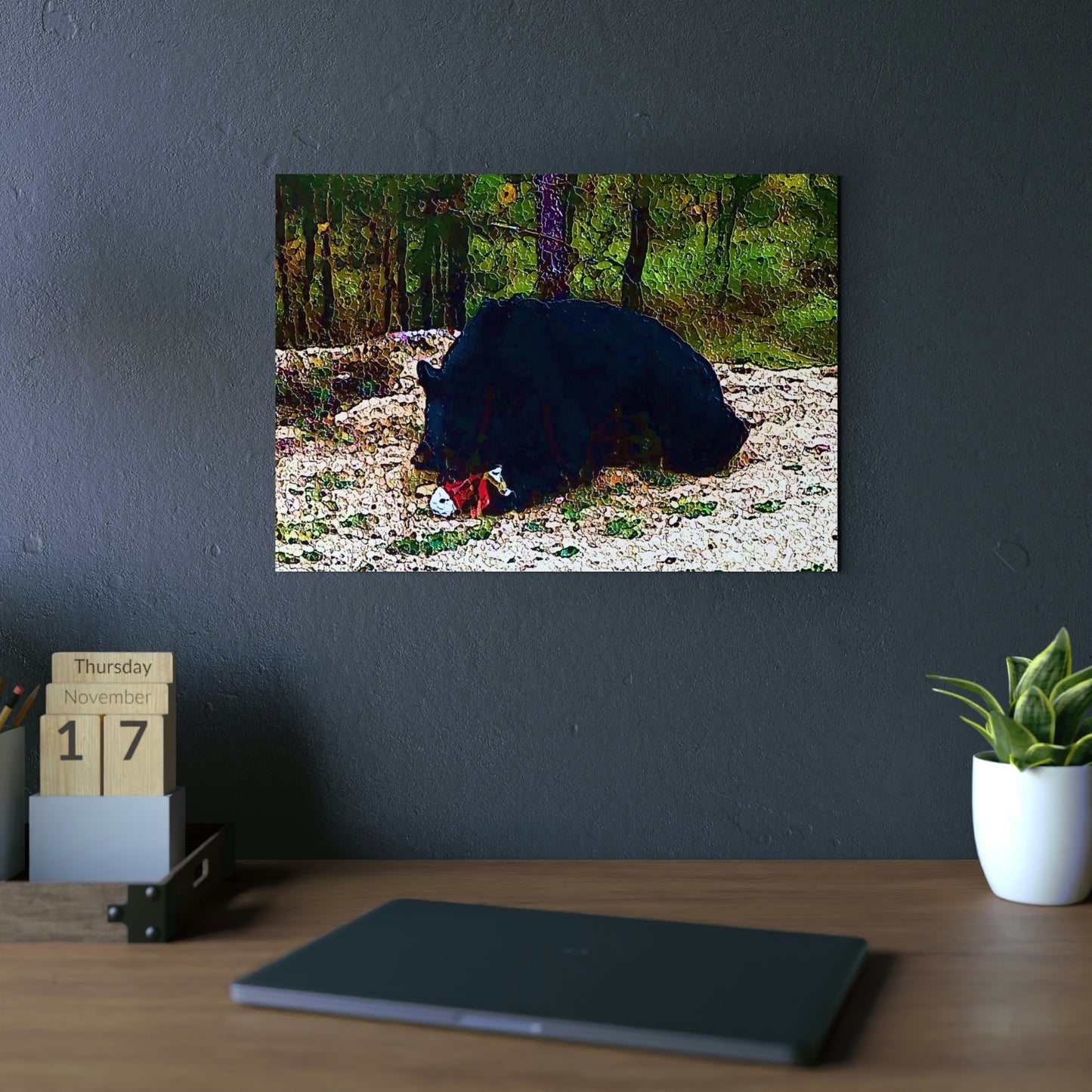 Aluminum Composite Panels ... A Local 'Yogi_2' ... RCY: "Rhett Creek Yogi: 500#'s Of Hungry Black Bear" ... 28-29Sep23 ... Original Works ... Client Project-Folio ...