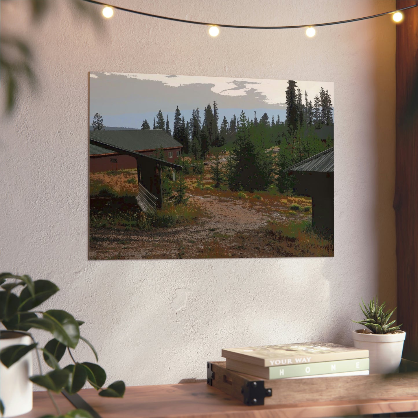 Aluminum Composite Panels ... "A Summer Rainstorm Blows-Through" ... August 2022 ... Central Idaho ... Elevation: 6,000 Ft. ... Original Works ...