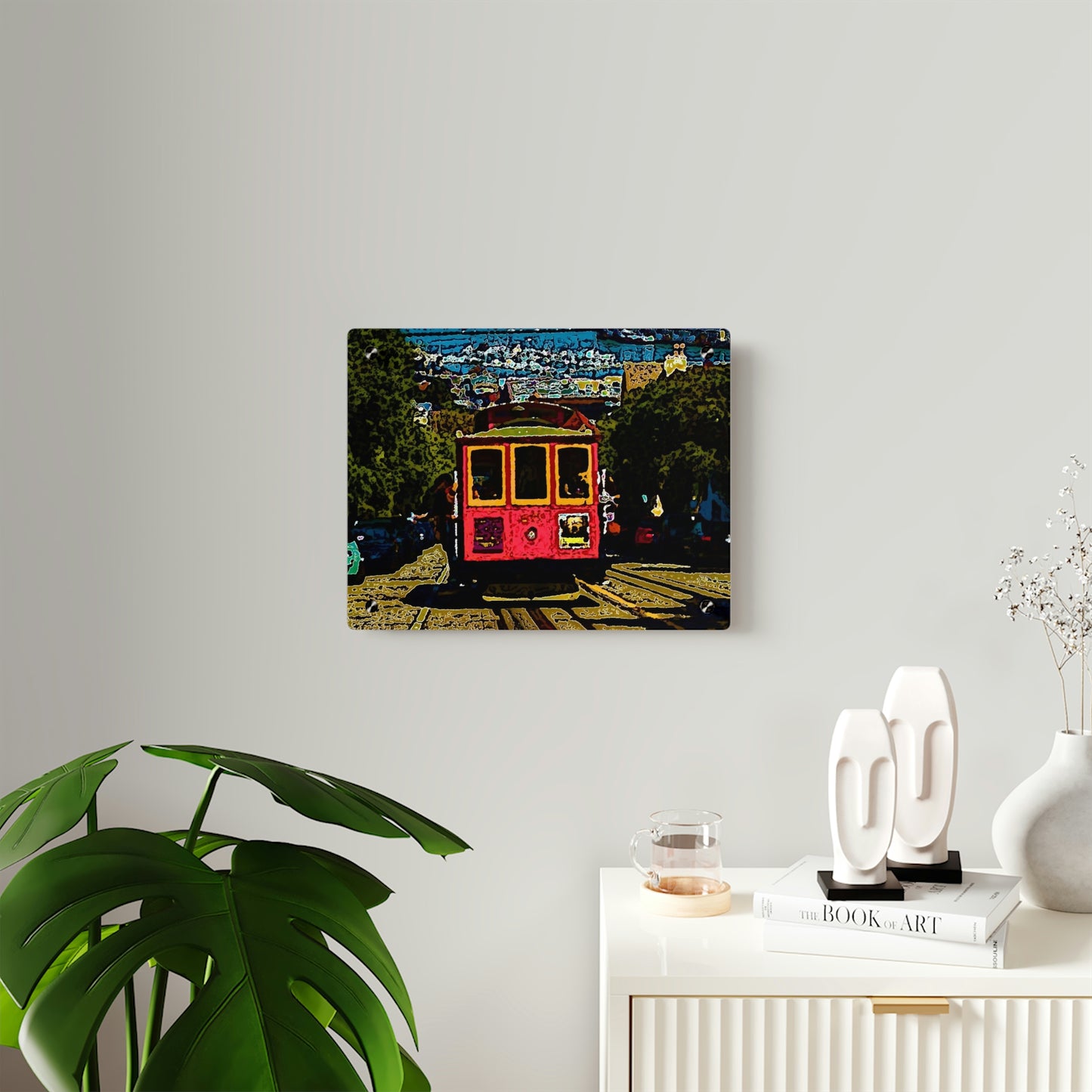 Acrylic Wall Art Panels ... San Francisco ... 'A Rice-A-Roni-A-San Francisco Treat' ... "A Cable Car Classic" ... Family Archives: 1973 ... Original Works ...