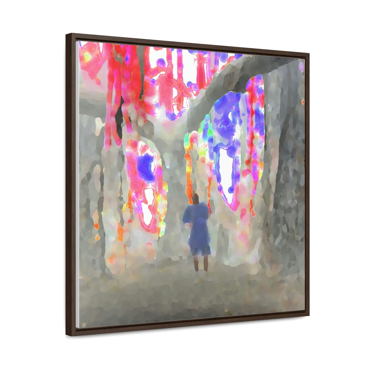 Gallery Canvas Wraps, Square Frame ... 'More' ... Jesuit Philosophy ... "In The Polynesian Banyans ..."