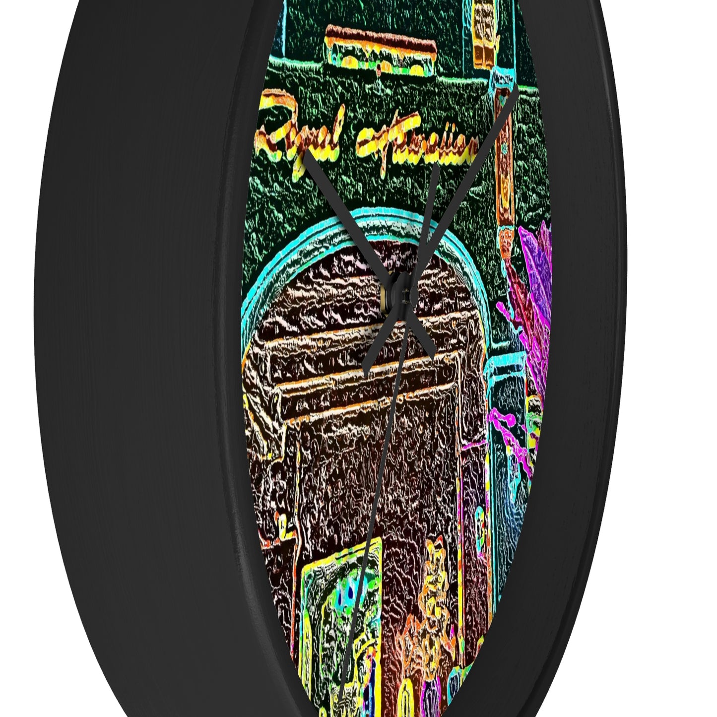 Wall Clock ... "La Grande Entree" At: 'The Pink Palace' ... The Royal Hawai'ian ... Honolulu, HI ... '27Oct2014' ... Original Works ...