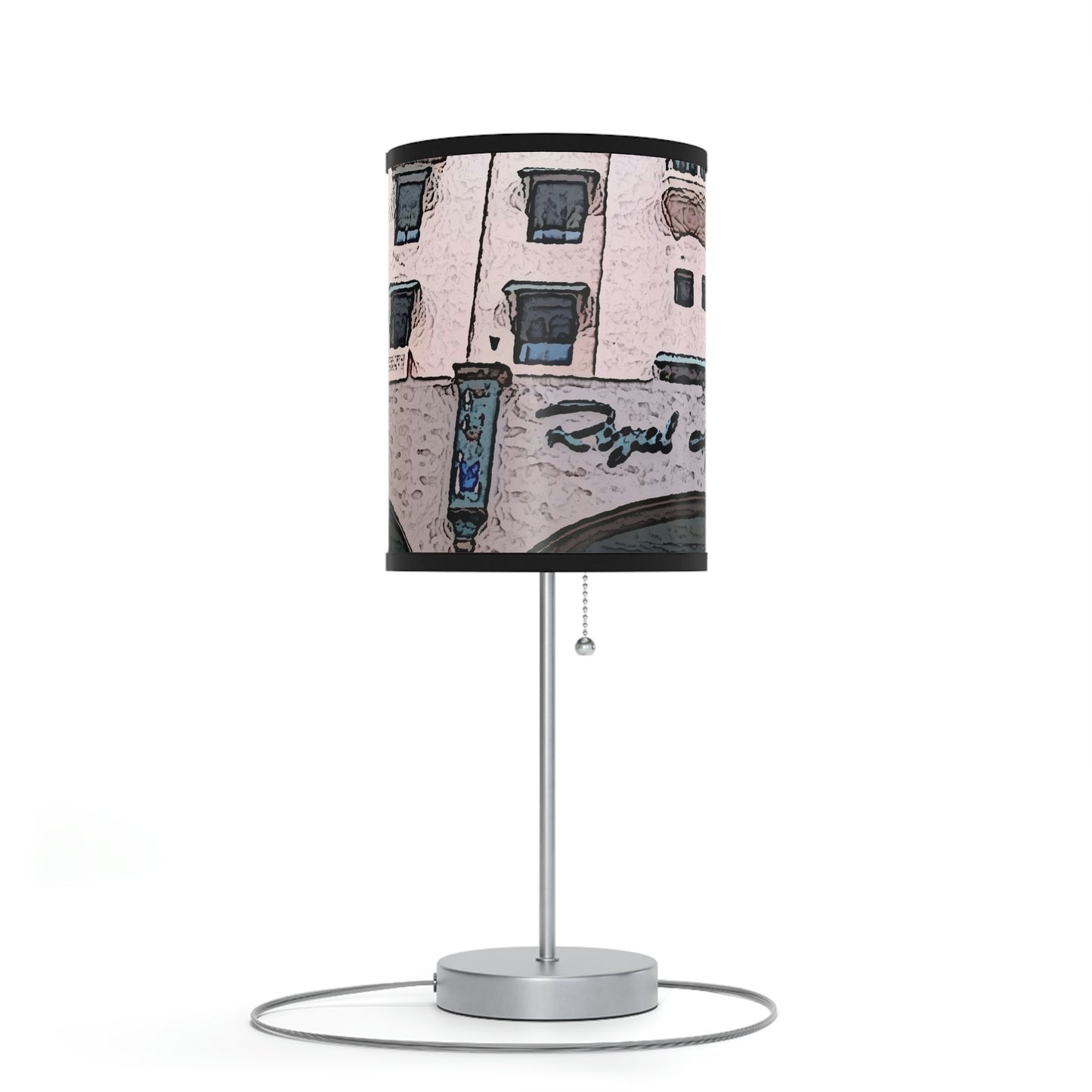 Lamp on a Stand, US|CA plug ...  "La Grande Entree" At: 'The Pink Palace' ... The Royal Hawai'ian ... Honolulu, HI ... '27Oct2014' ... Original Works ...