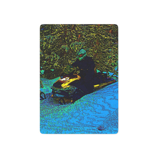 Custom Poker Cards ... Yep ... "Another Day ... Riding Through The Wilderness ... " ... February 2023 ... Original Works ...