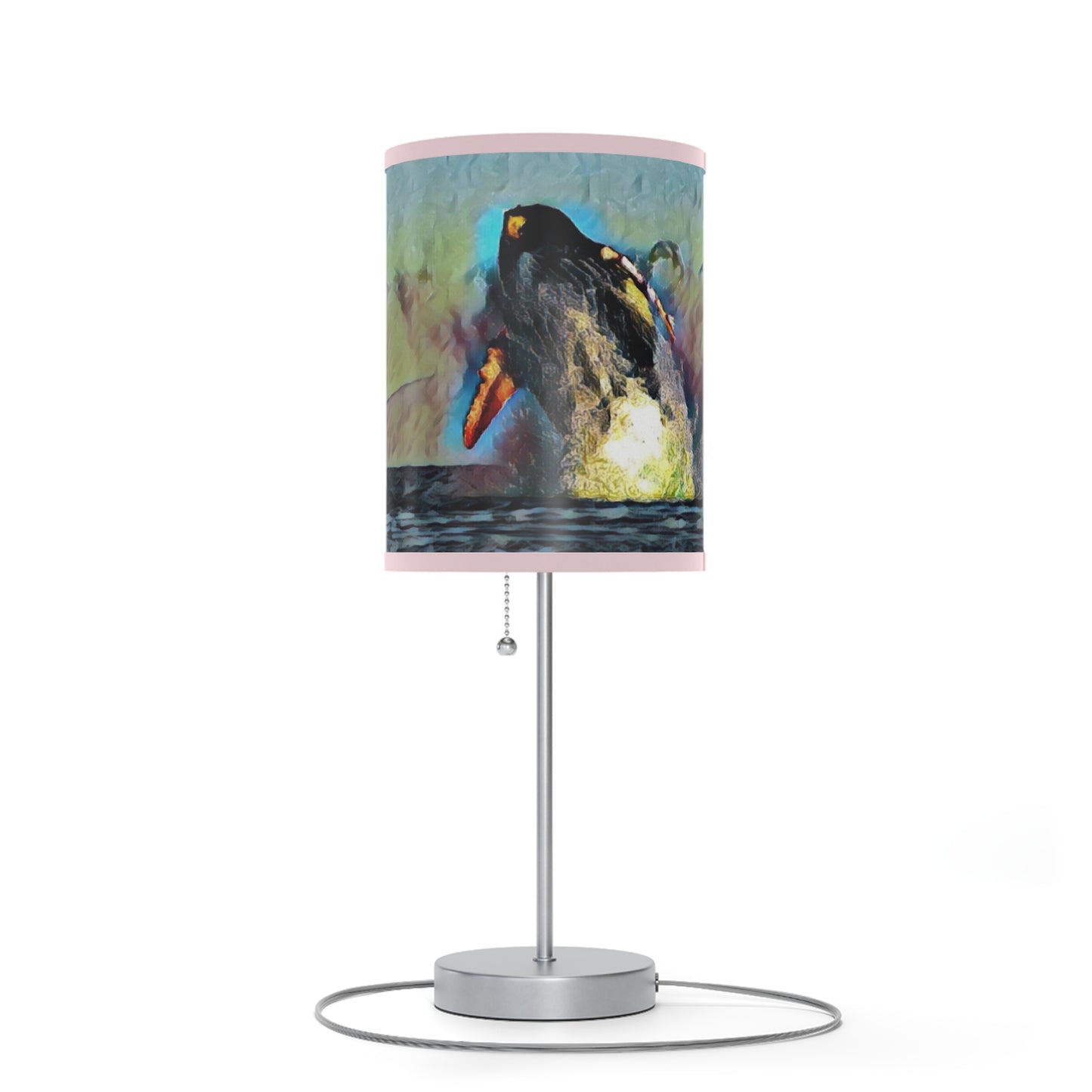 Lamp on a Stand, US|CA plug ... An Extraordinary Humpback Breach ... 'With Explosive Energy' ... Family Archives (KPH) ... Circa: 21st Century. Maui, HI ... Original Works ...