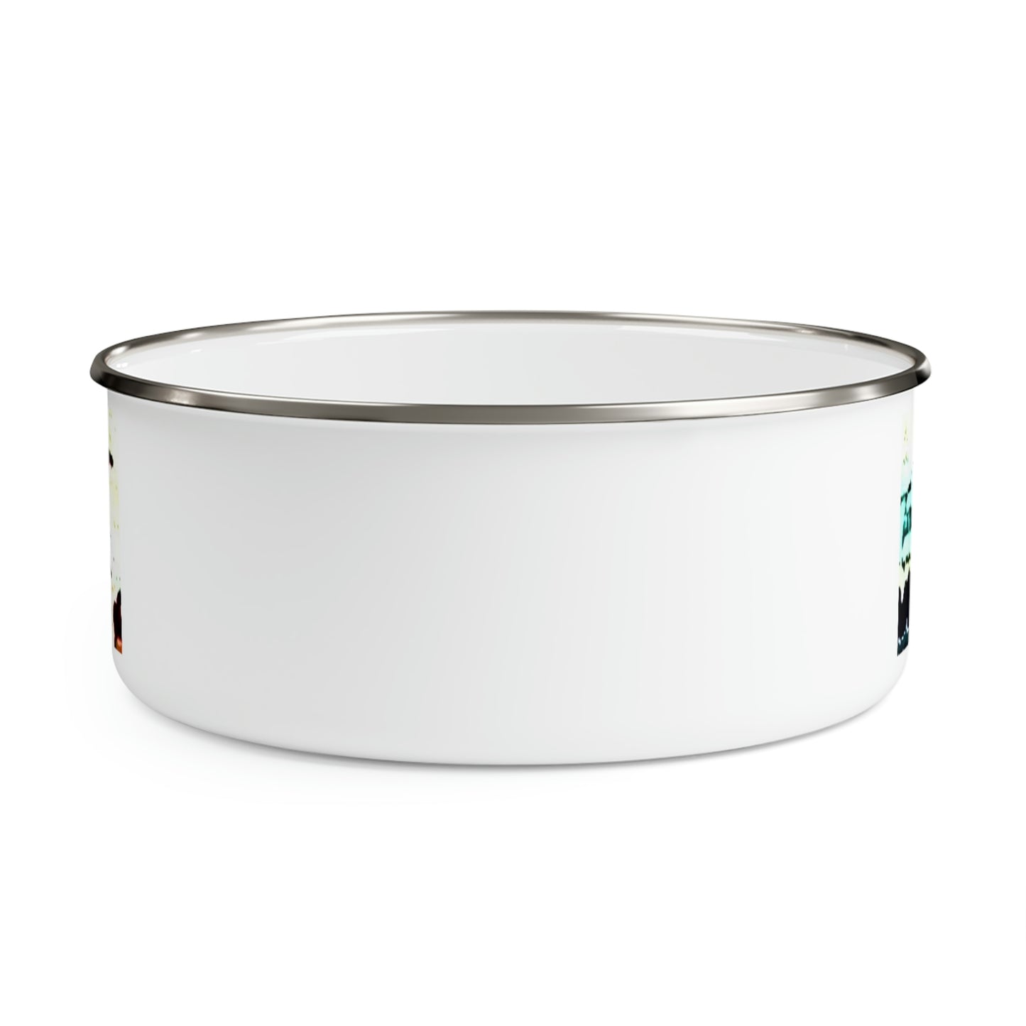 Enamel Bowl ...  "No.9 Fishermen's Grotto - Fishermen's Wharf, SF, California" ... Family Archives: 1970's ... Original Works ...