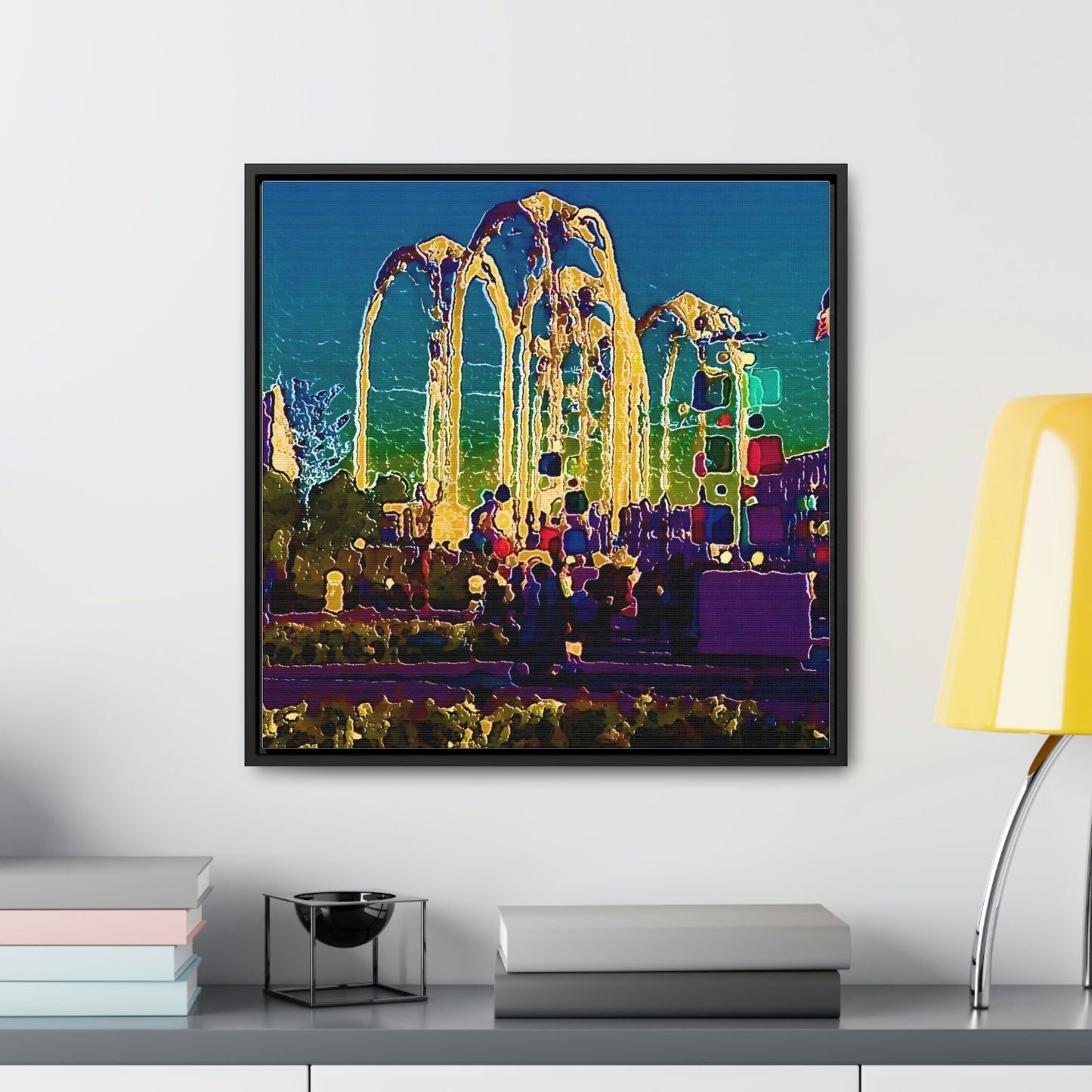 Gallery Canvas Wraps, Square Frame ... "Arches 'Like-No-Other' ... " Seattle World's Fair: 1962. A Family Original ...