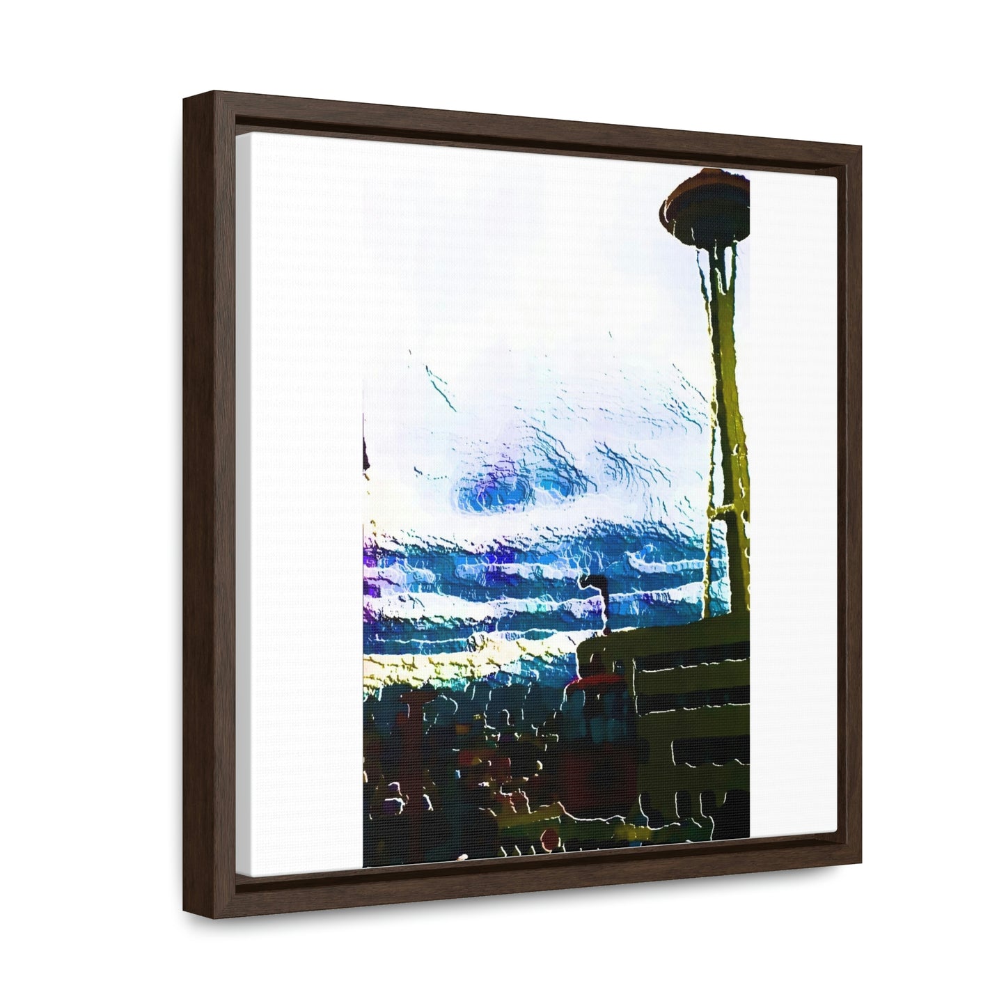Gallery Canvas Wraps, Square Frame ... Air Tram-Way Gondola & Seattle Space Needle: Seattle World's Fair: 1962 ... Original Works ...