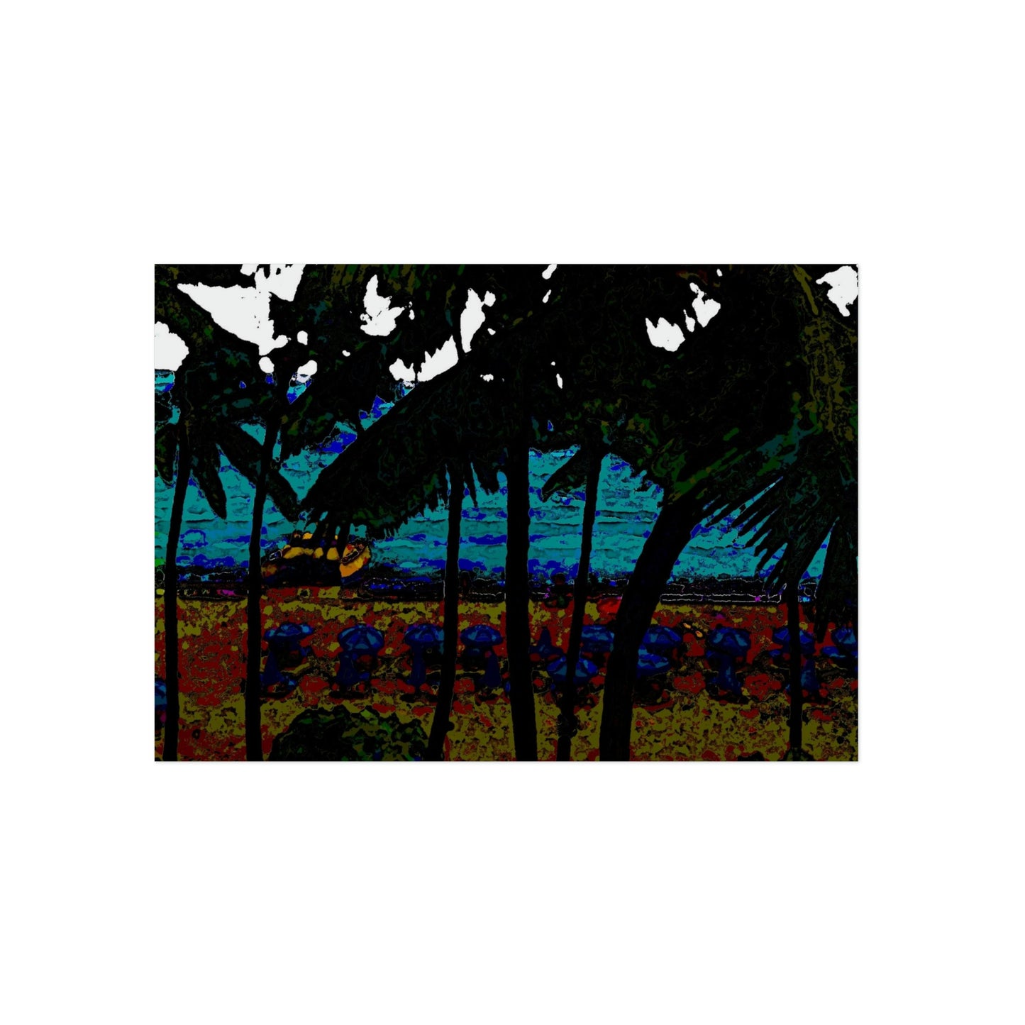 Aluminum Composite Panels ... "Where The Beach Chaise's & Ocean Catermeran Await You" ... Waikiki Beach, Honolulu, Oahu, HI ... Oct2014 ... Original Works ...