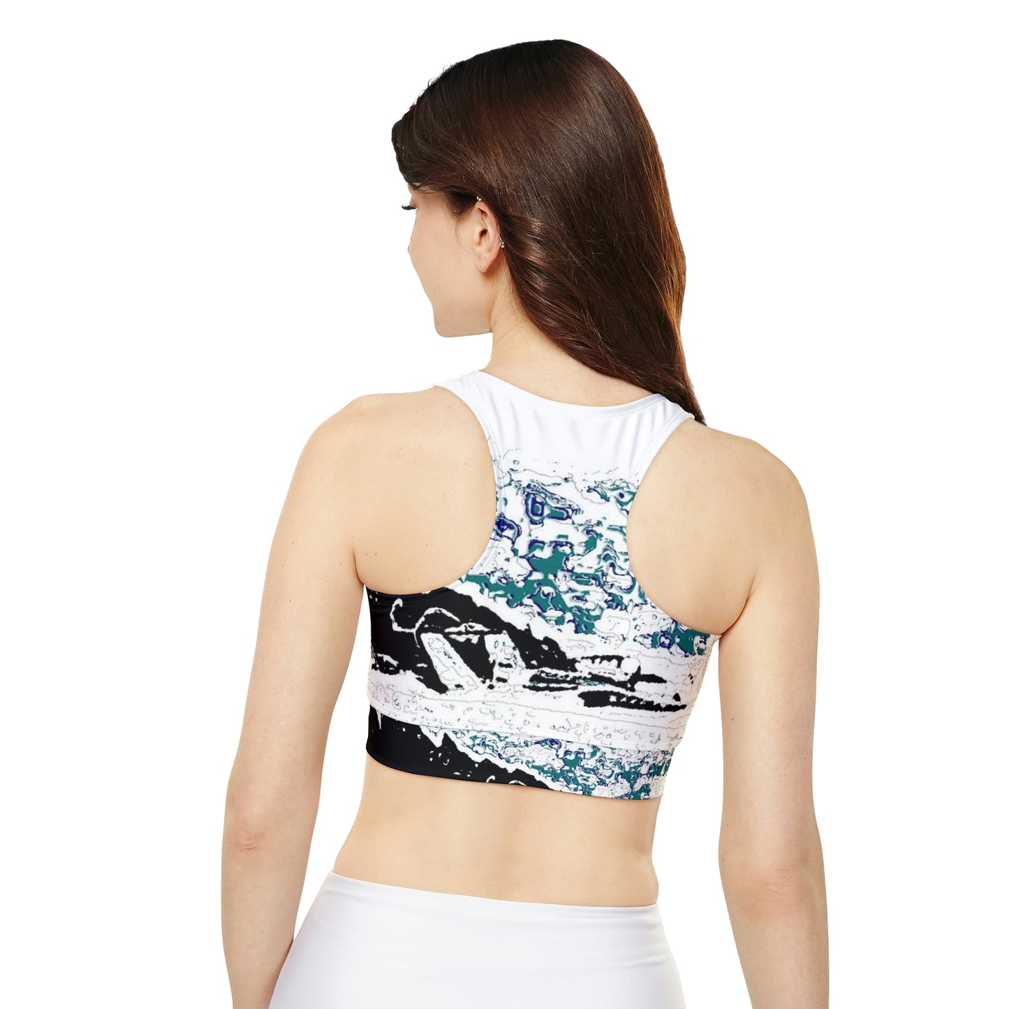 Fully Lined, Padded Sports Bra ...  Seattle Columbia Cup On Lake Washington ... "Dave Wilcox Heads For The Win" ... Associate Gift-Photo ... Original Works ...