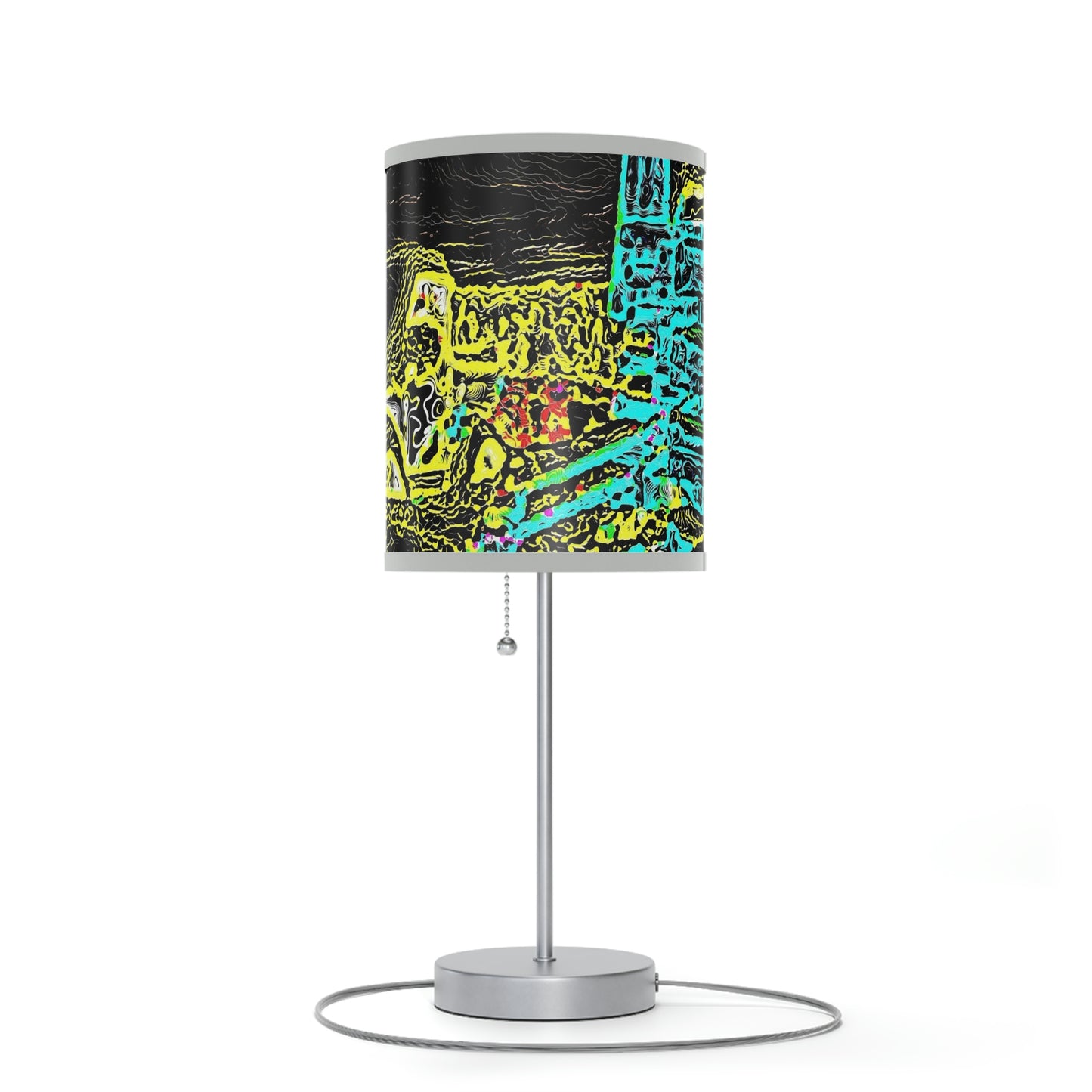 Lamp on a Stand, US|CA plug ... "Snow Vehicle In Snow Storm At-Rest" ... Circa 12Mar23 ... Central Idaho ... 18-Hours Rendering Time: Original Works ...