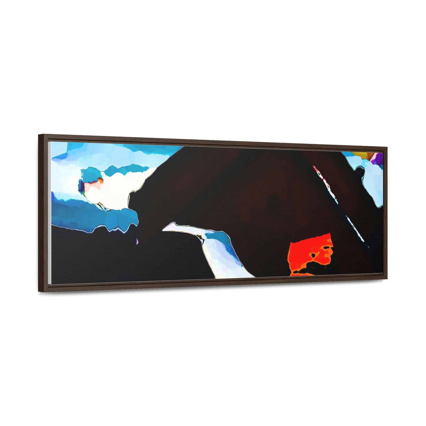 Gallery Canvas Wraps, Horizontal Frame ... After An Intense Snow Storm ... 'Digging Out' ... A Vehicle & Cabin "In The Mountains" ... March 2023 ... Original Works ...