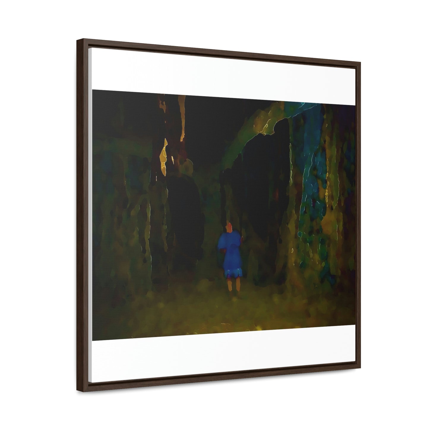 Gallery Canvas Wraps, Square Frame ... Jesuit Philosophy ... "In The Polynesian Banyans ..."