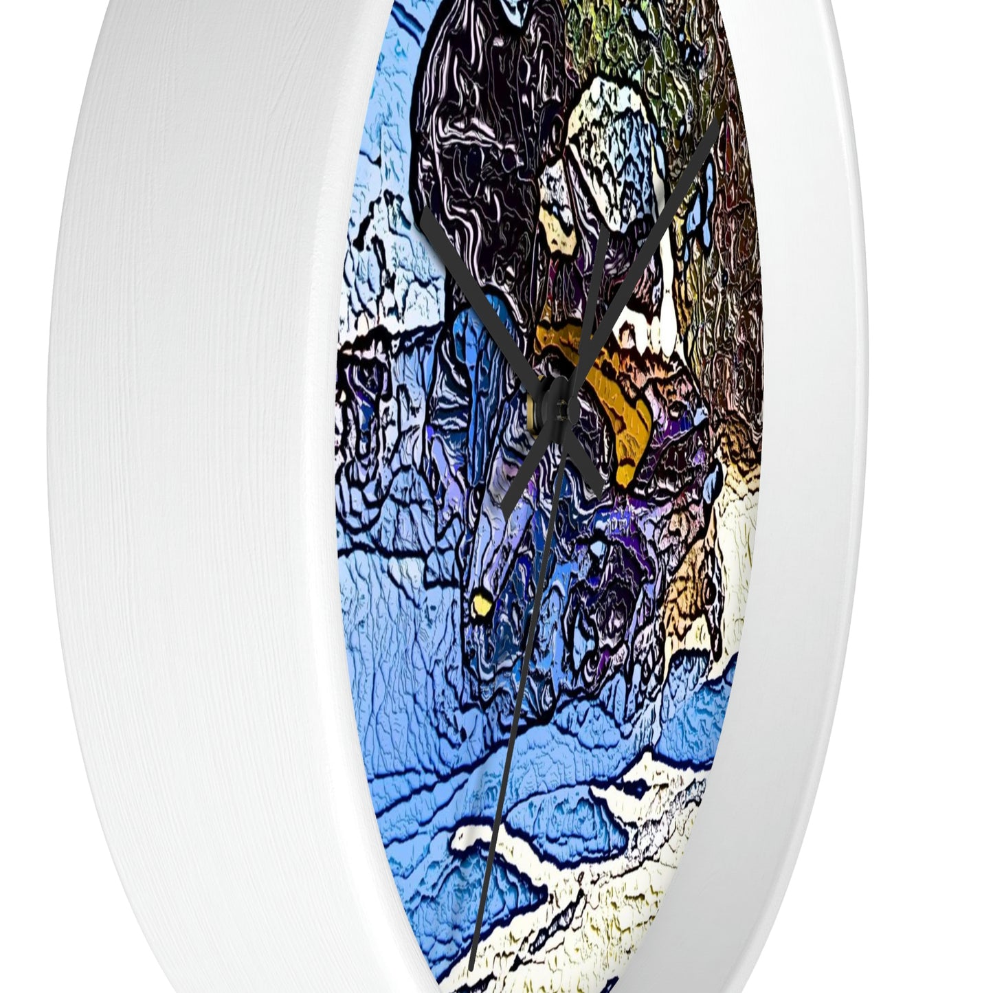 Wall clock ... Blasting Through-The-Powder ... 'Central Idaho Mounains ... ' 2Dec22 ...