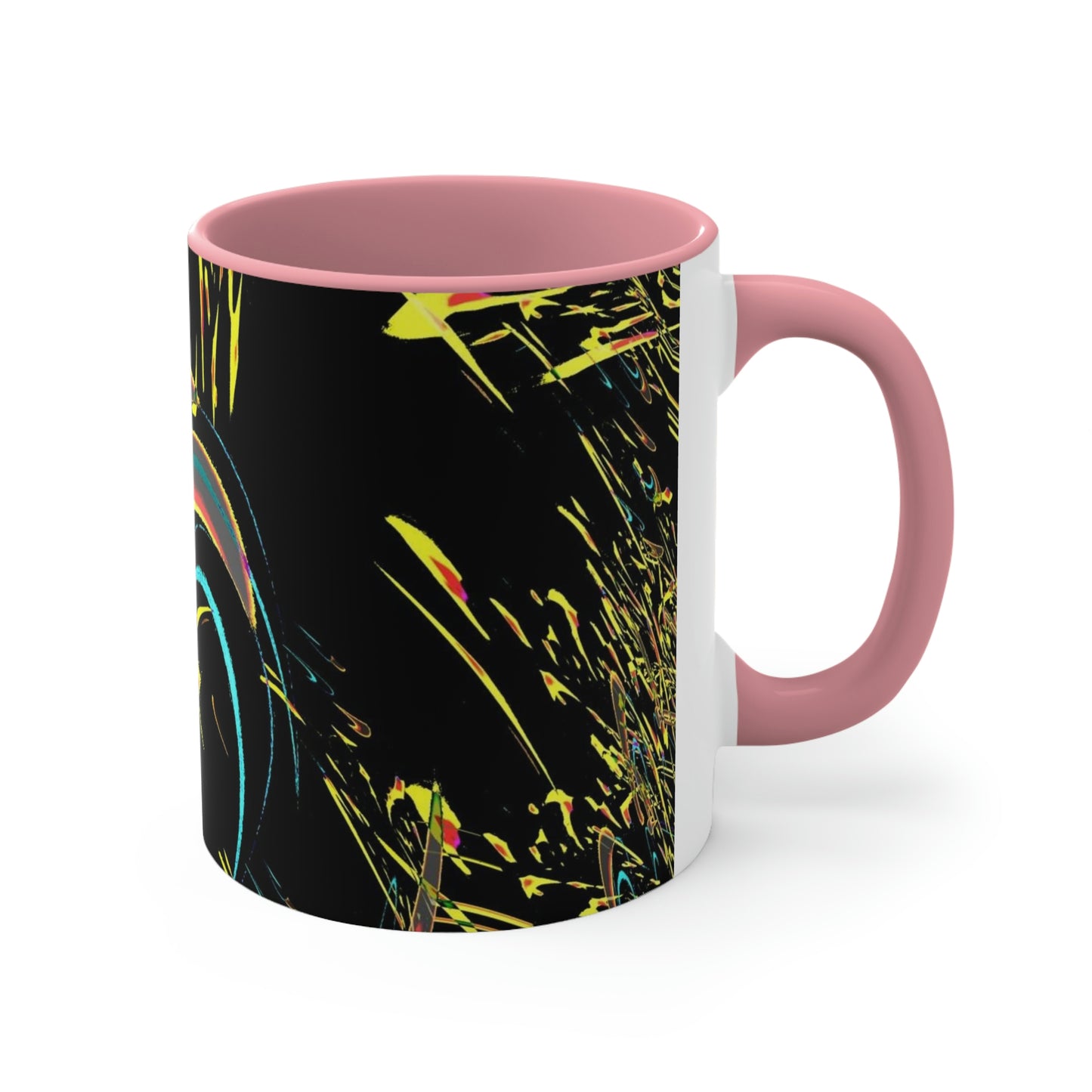 Accent Coffee Mug, 11oz ... "Waning Moon" ... Central Idaho ... October 2022 ... Rendering Time: 22 Hours ... Original Works ...