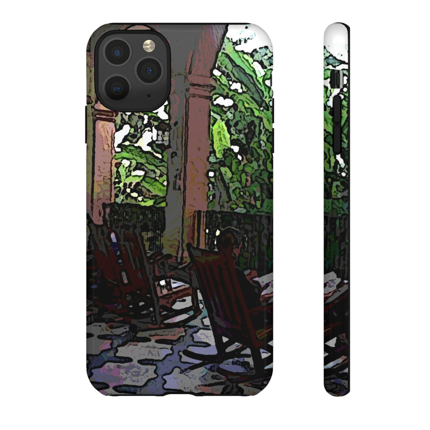 Tough Cases ... Lanai & Rocking Chairs At: 'The Pink Palace' ... The Royal Hawai'ian ... Honolulu, HI ... '27Oct2014' ... Original Works ...
