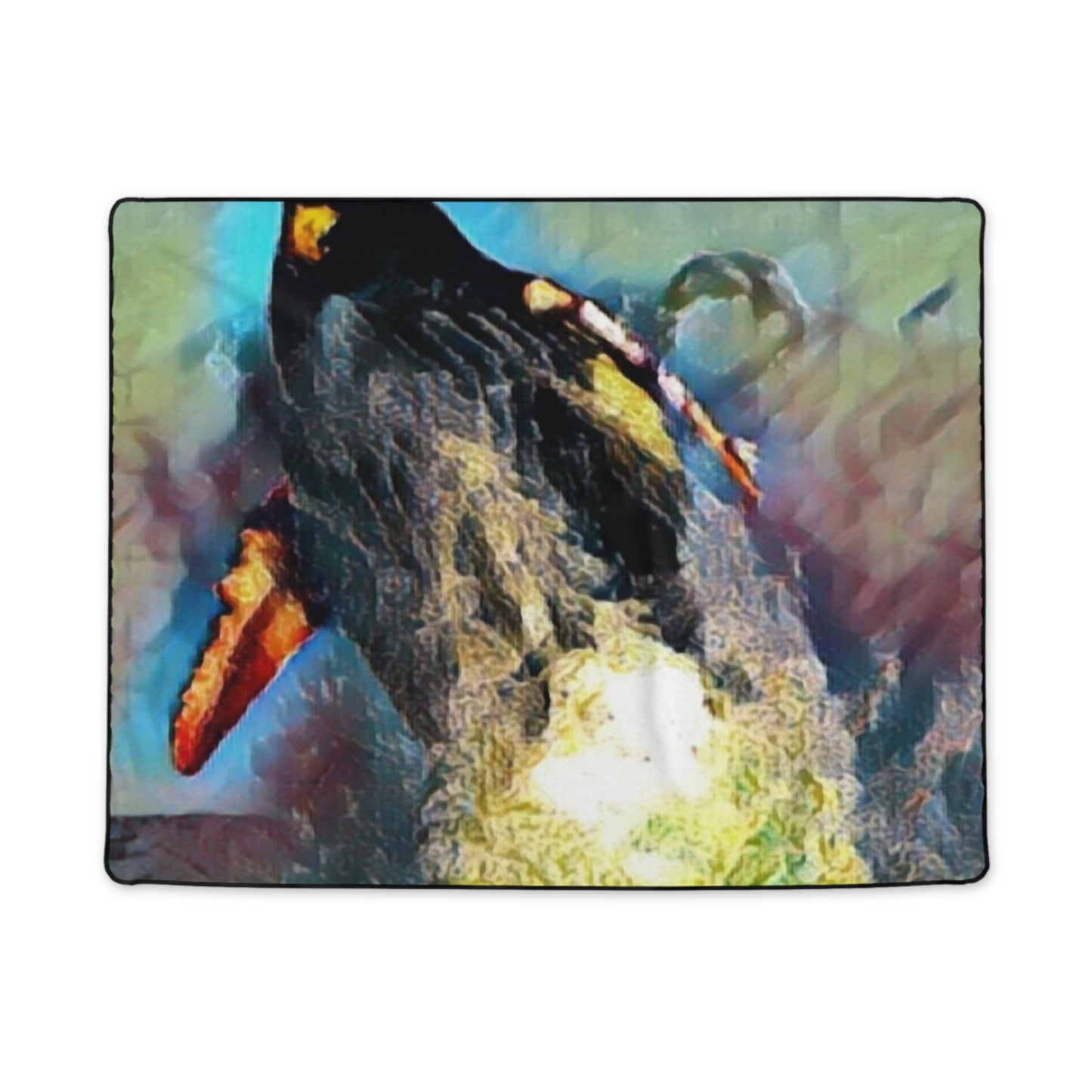 Polyester Blanket ... An Extraordinary Humpback Breach ... 'With Explosive Energy' ... Family Archives (KPH) ... Circa: 21st Century. Maui, HI ... Original Works ...