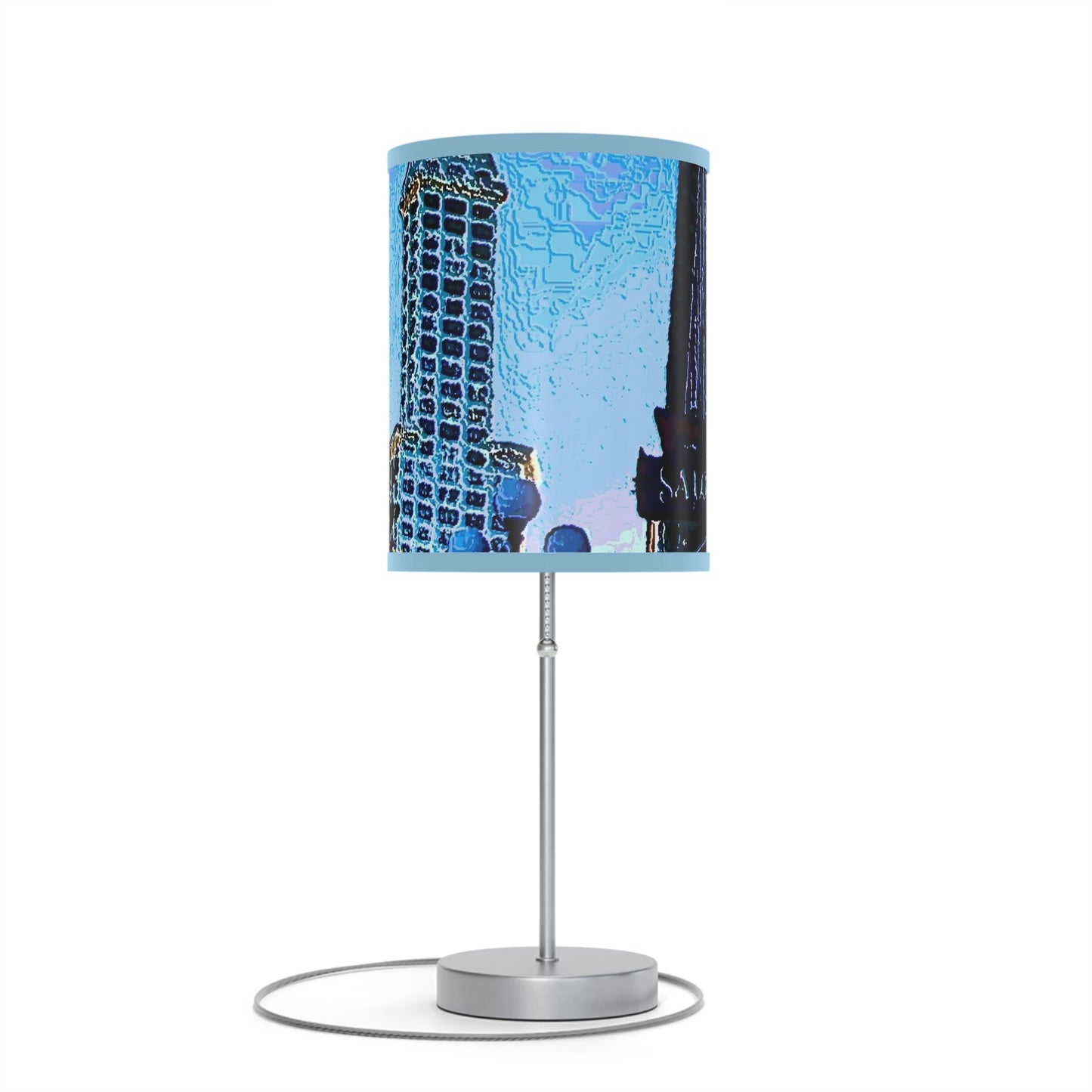 Lamp on a Stand, US|CA plug ...  Pioneer Square & Smith Tower ... 'That World Famous View' ... Colleague Supplied Photo ... Original Works ...