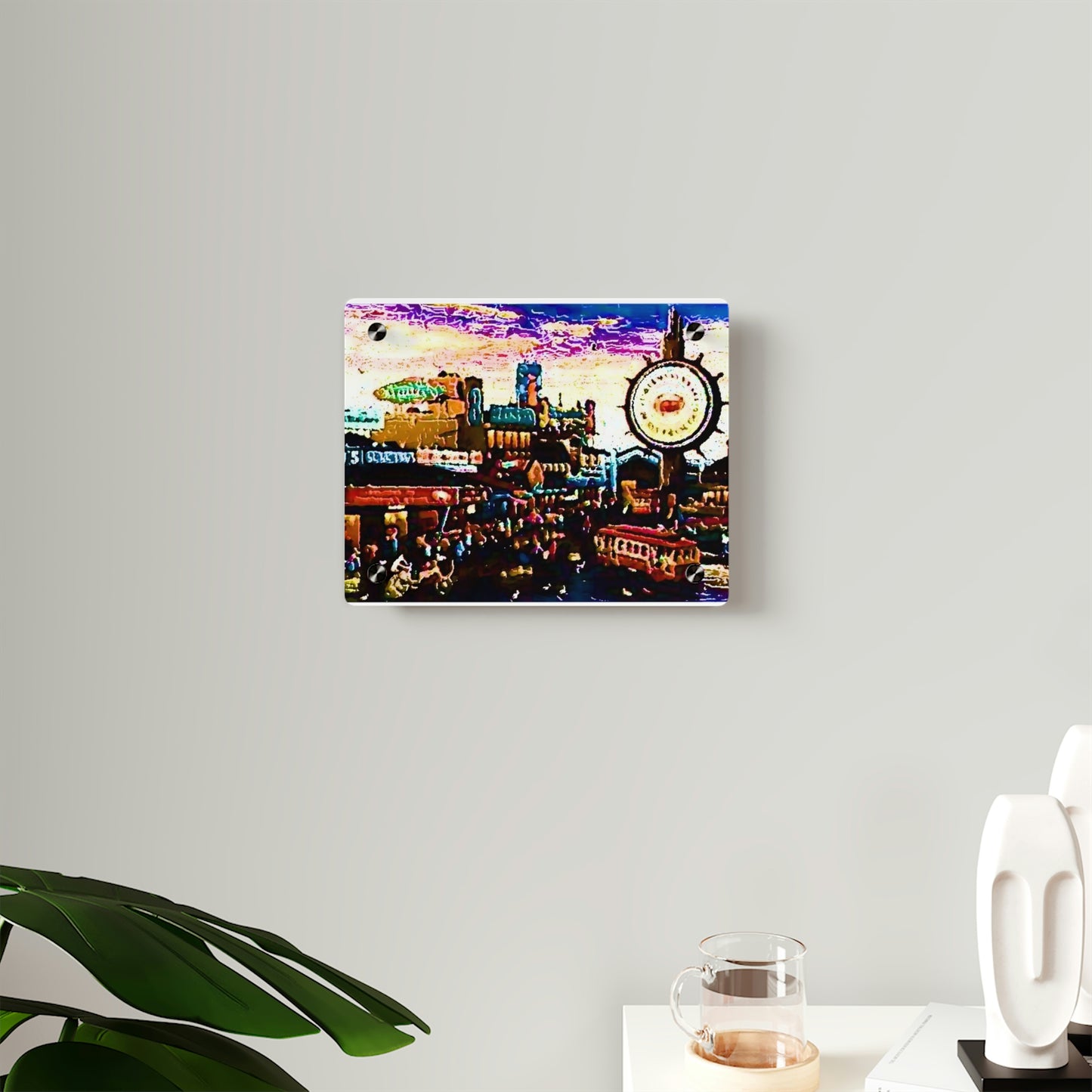 Acrylic Wall Art Panels ... "No.9 Fishermen's Grotto - Fishermen's Wharf, SF, California" ... Family Archives: 1970's ... Original Works ...