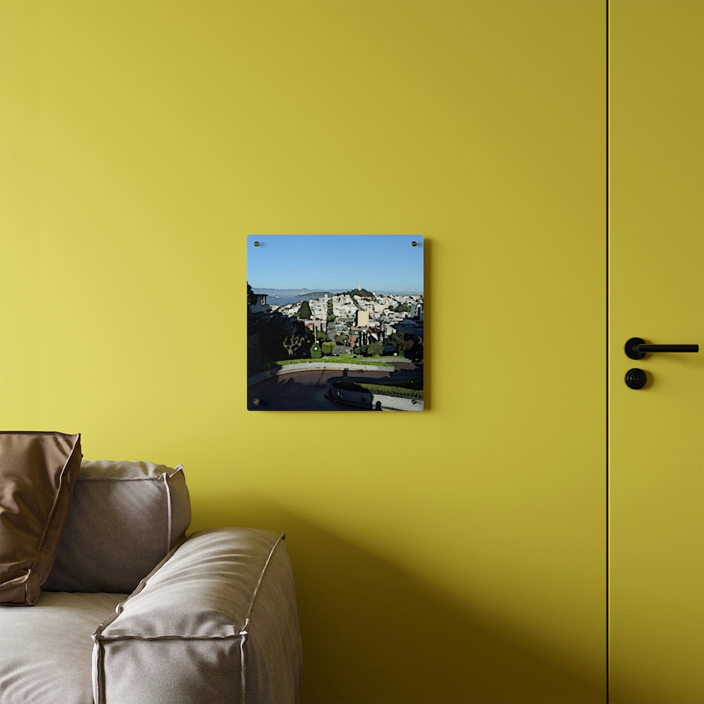 Acrylic Wall Art Panels ... "Lombard Street San Francisco, CA, USA" ... Family Archives 1970's ... Original Works ...