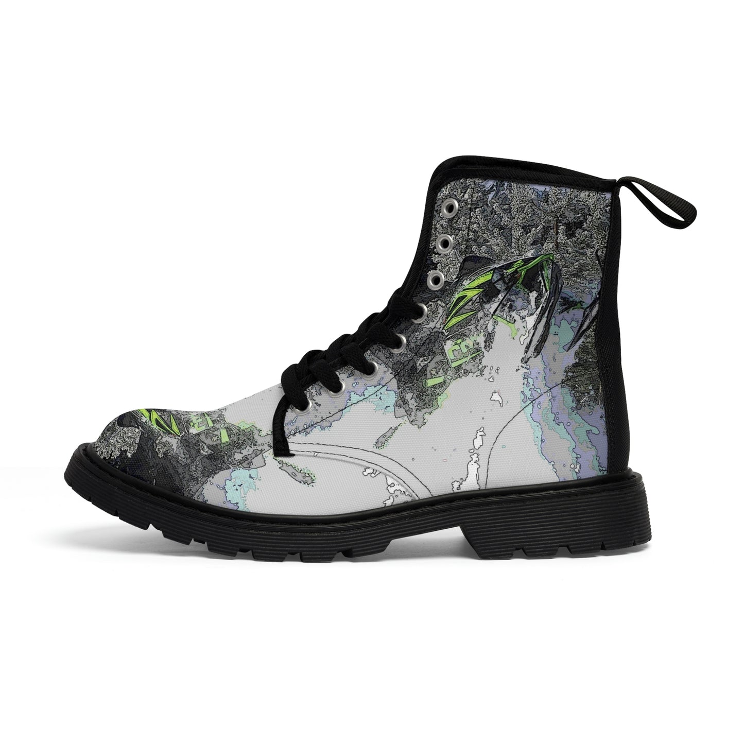 Men's Canvas Boots ... Come Fly With The Professionals ... CIP-Airways ... 'Getting-Er-Done' ... Original Works ... December 2022 ...