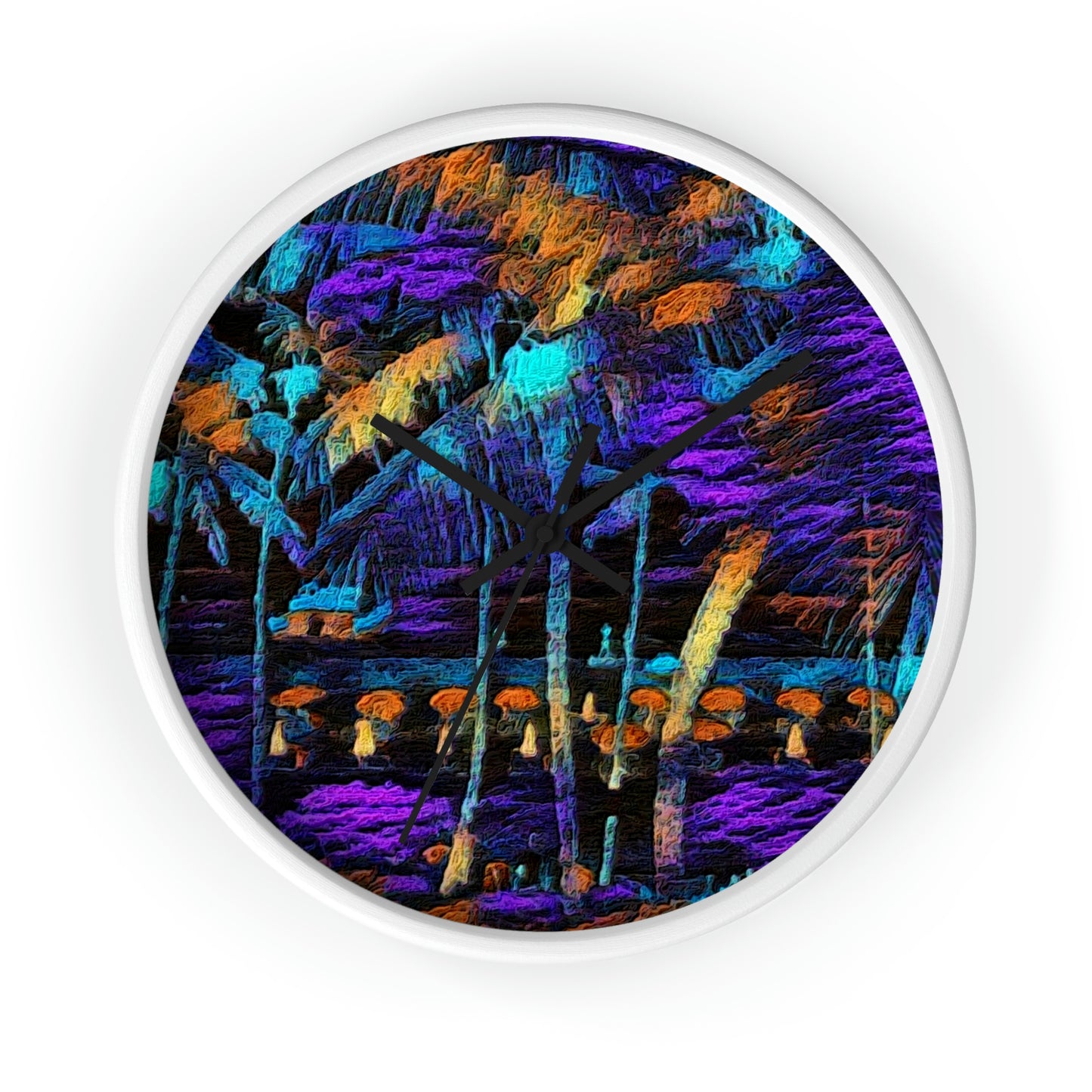 Wall Clock ... "The Royal Hawai'ian: Waikiki Beach_Beach" ... Honolulu, HI ... Ocotber 2014 (Halloween) ... Original Works ...