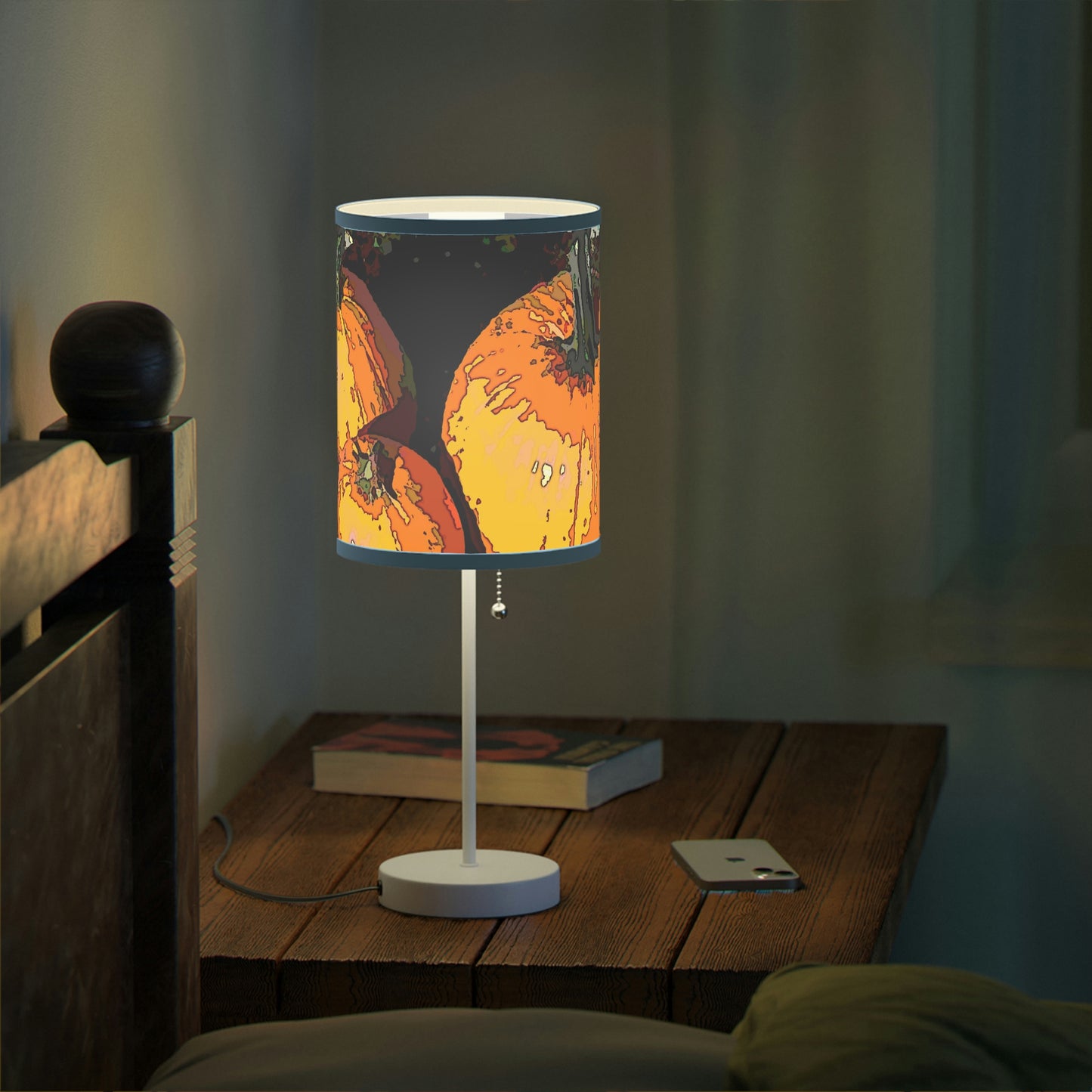 Lamp on a Stand, US|CA plug ... "A Lantern Within A Jack-O-Lantern" ...