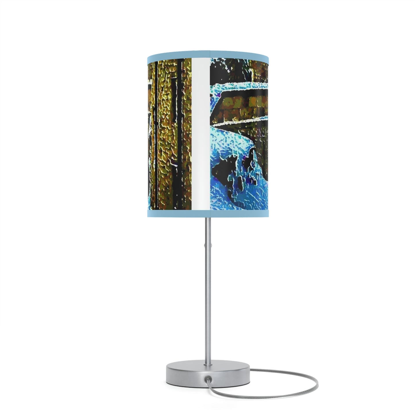 Lamp on a Stand, US|CA plug ... Walikng The Streets & Alleys ... 'Strolling The Canals ... '  ... Original Works  ...