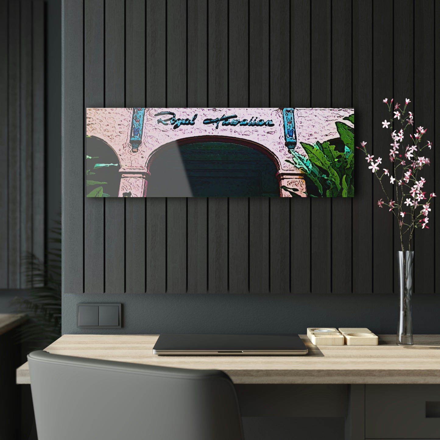 Acrylic Prints ...  "La Grande Entree" At: 'The Pink Palace' ... The Royal Hawai'ian ... Honolulu, HI ... '27Oct2014' ... Original Works ...