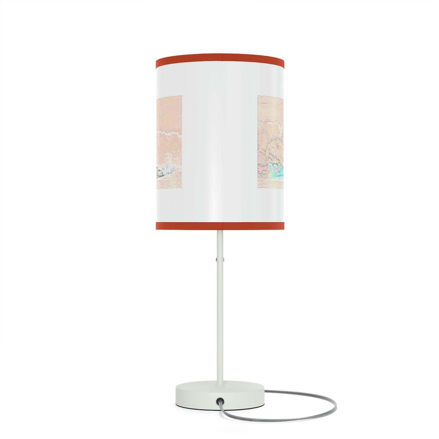 Lamp on a Stand, US|CA plug ... Seattle Columbia Cup On Lake Washington ... "Dave Wilcox Heads For The Win" ... Associate Gift-Photo ... Original Works ...
