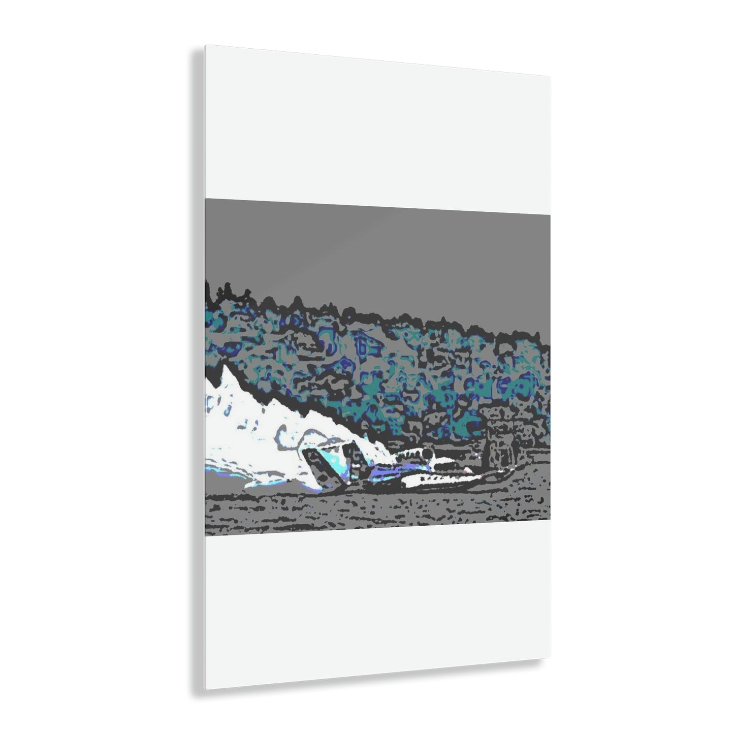 Acrylic Prints ... Seattle Columbia Cup On Lake Washington ... "Dave Wilcox Heads For The Win" ... Associate Gift-Photo ... Original Works ...