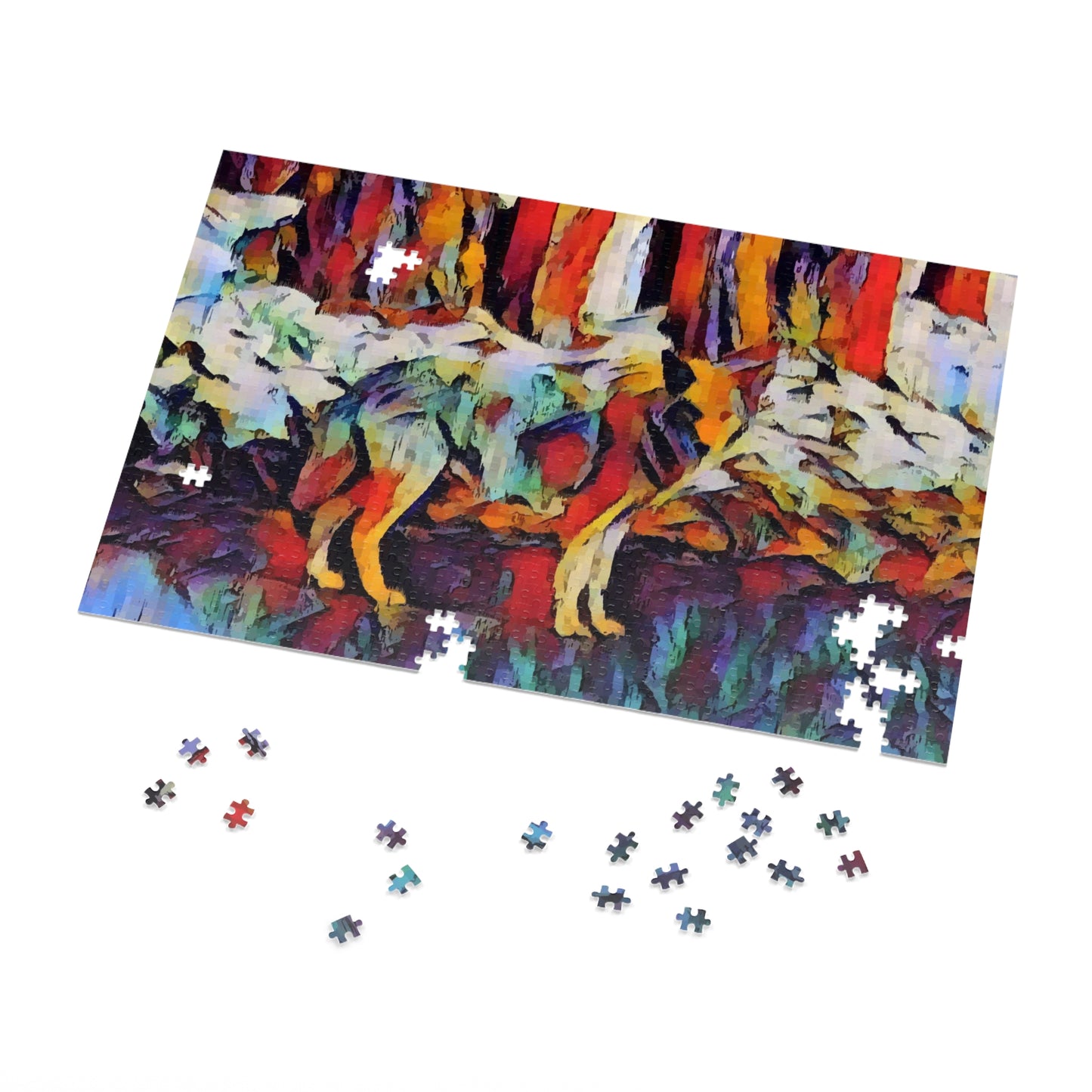 Jigsaw Puzzle (30, 110, 252, 500,1000-Piece) ... Coyote ... "Yosemite Valley: Circa May23 ... KPH Base Photo" ... Original Works ...