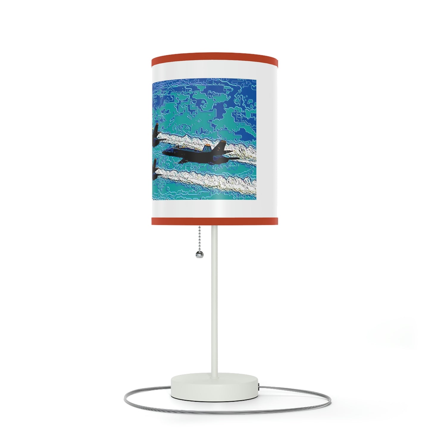 Lamp on a Stand, US|CA plug ... Seattle Seafair ..."Blue Angels Run Over Lake Washington" ... Circa Mid 1980's ... Dr FJ Holt ... Original Works ...