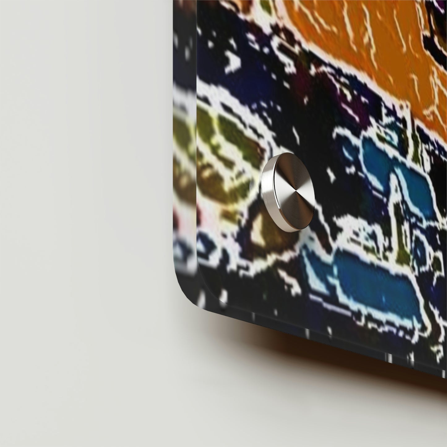 Acrylic Wall Art Panels ... A Crazy Street ... 'Eight Winding Curve-Switchbacks' ... "Lombard Street, San Francisco, CA' ... Family Archives: 1970's ... Original Works ...