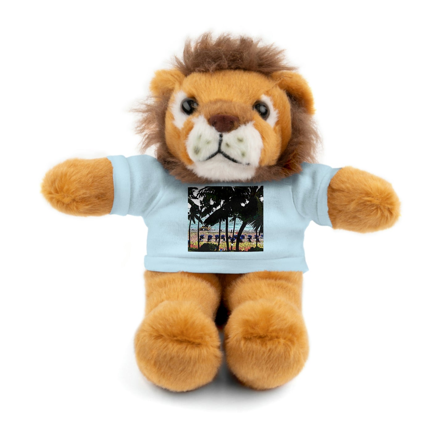 Stuffed Animals with Tee ... "A Beautiful Beach Amongst The Palms" ... The Outrigger Waikiki, Honolulu, Oahu ... Original Works ...