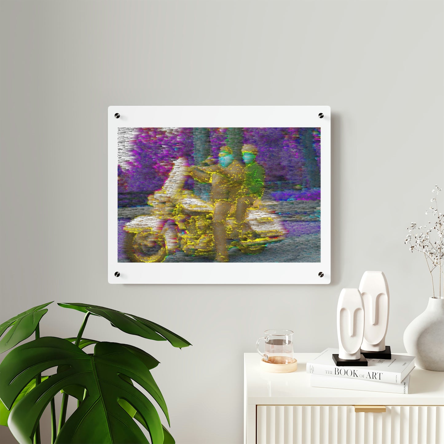 Acrylic Wall Art Panels ... "And 'I' Left His Dead A_s There By The Side-of-The-Road" ... Original Works ... (Grateful Dead: Me-And-My-Uncle)