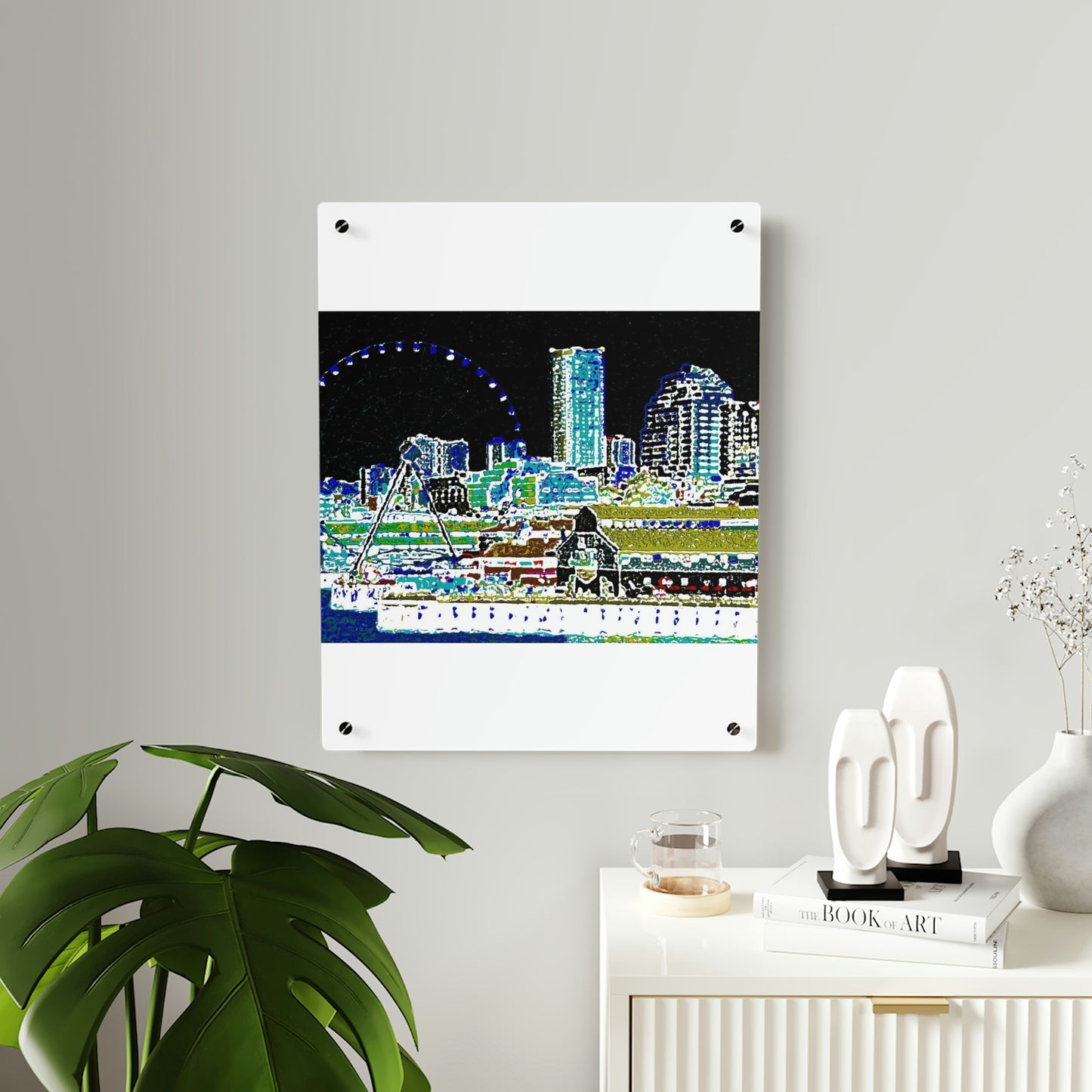 Acrylic Wall Art Panels ... That Classic Wheel ... 'Seattle's Wheel' ... & An Old Classic Waterside Vendors ...  'Family Archives' ... Original Works ...