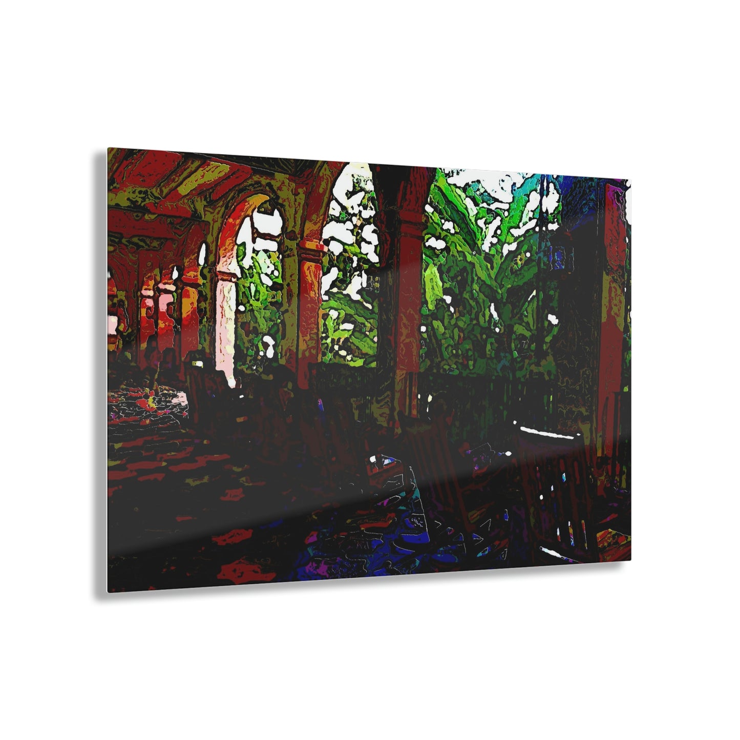Acrylic Prints ...  Lanai & Rocking Chairs At: 'The Pink Palace' ... The Royal Hawai'ian ... Honolulu, HI ... '27Oct2014' ... Original Works ...