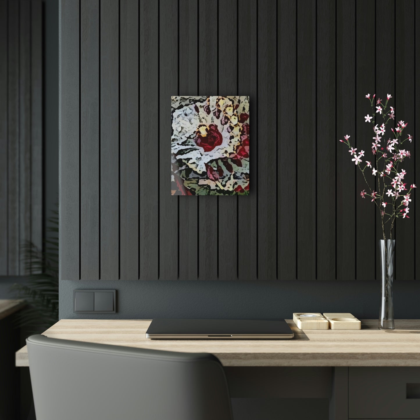 Acrylic Prints ... "A Friendly Flower" ... Pointsettia 'Pointing' ... Original Works ... (Supplied Photograph) ...