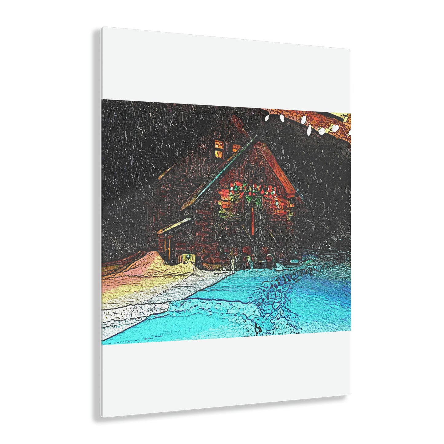Acrylic Prints ... A Cold ... A Very Snowy ... "A Tranquil & Quiet Morning In Mountainous Central Idaho" ... Original Works ...
