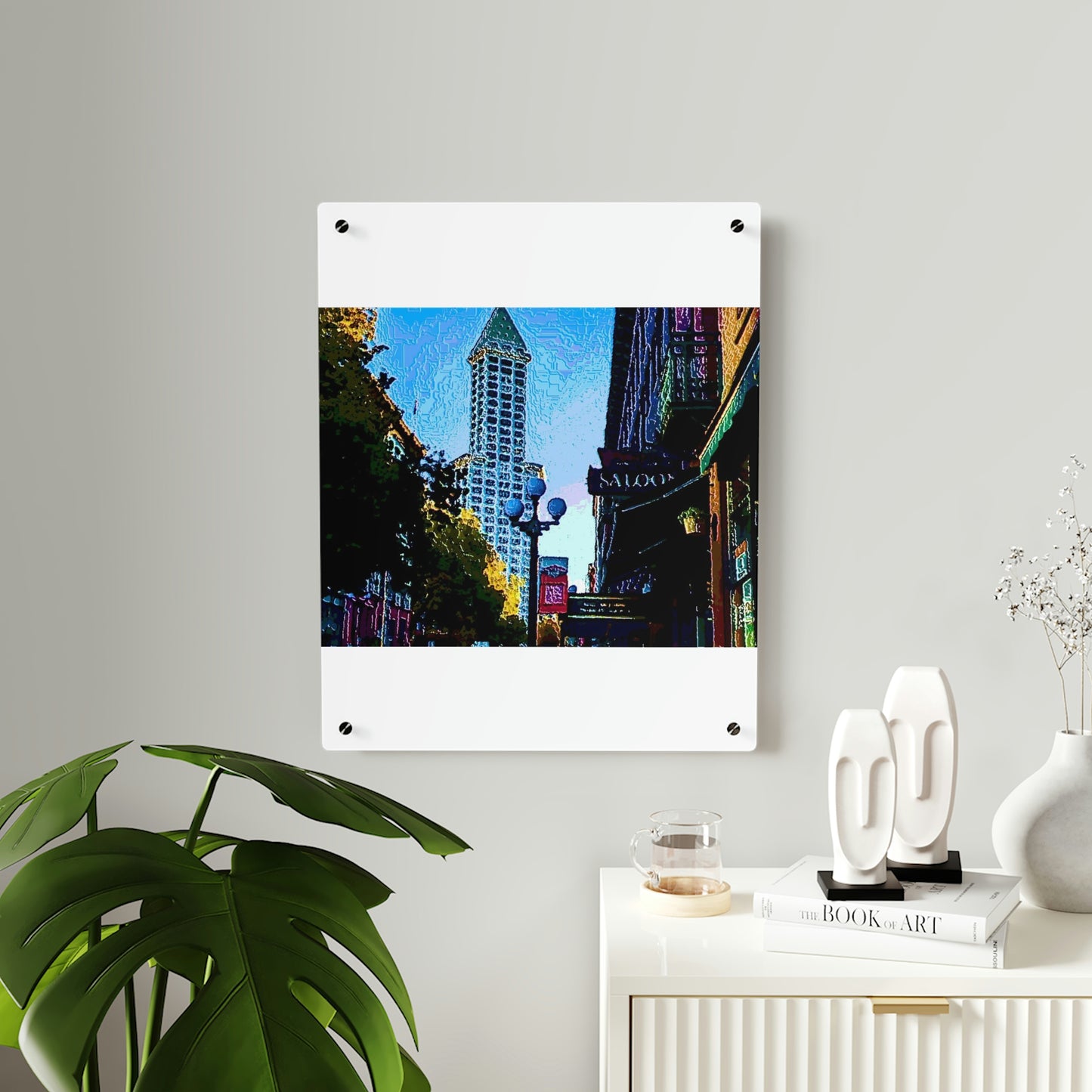 Acrylic Wall Art Panels ...  Pioneer Square & Smith Tower ... 'That World Famous View' ... Colleague Supplied Photo ... Original Works ...