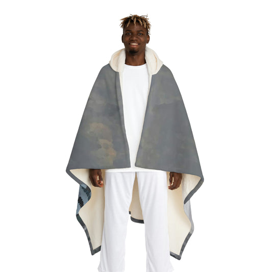 Hooded Sherpa Fleece Blanket ... WADOT Ferry Crossing ... "A Very Rough Day" ... Mulkiteo Route ... Family Archives ... Early 1990's' ... Original Works ...
