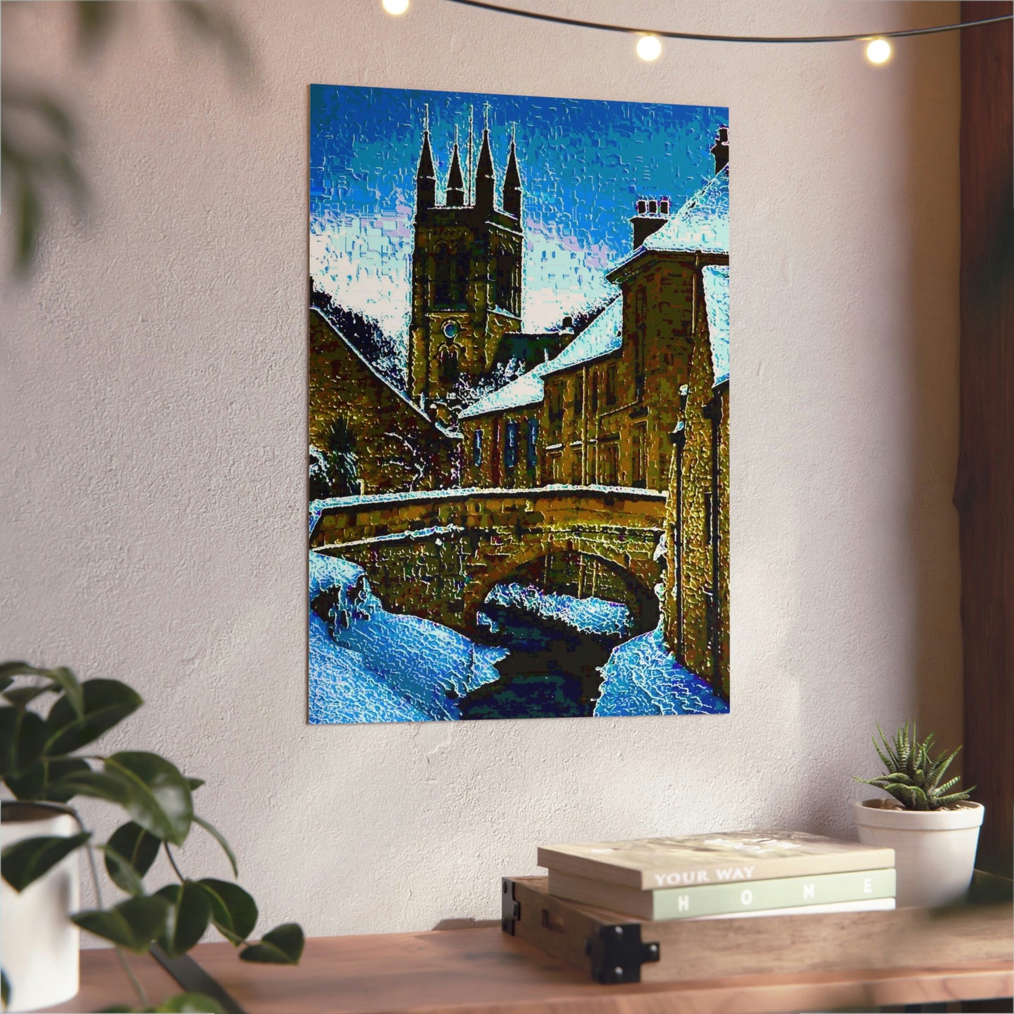 Aluminum Composite Panels ...  A Bridge, A Canal, A Cathedral_2 ... "To Stroll Over-Through-And-By" ... Central England: Circa 2005 ... Original Works ...