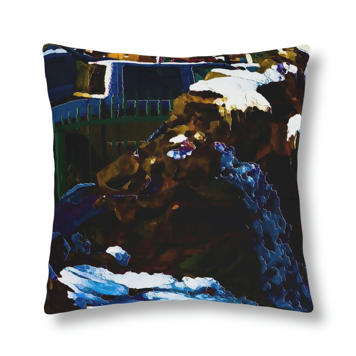 Waterproof Pillows ...  "Ice & Water Sculpted" ... Downtown Grangeville, Idaho ... Adjacent To Irwin Pharmacy ... 5Jan23 ... Original Works ...