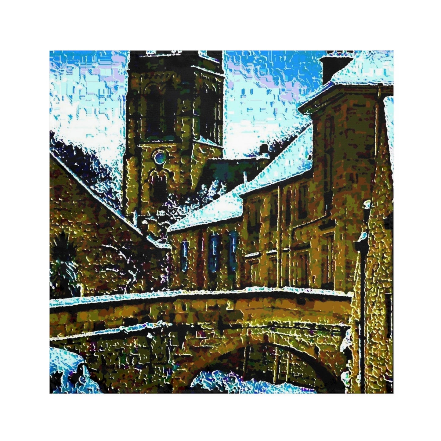Napkins ... Walikng The Streets & Alleys ... 'Strolling The Canals ... '  ... Original Works  ...