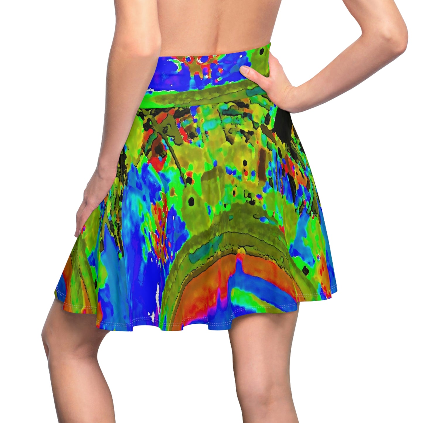 Women's Skater Skirt ... "Lombard Street San Francisco, CA, USA" ... Family Archives 1970's ... Original Works ...