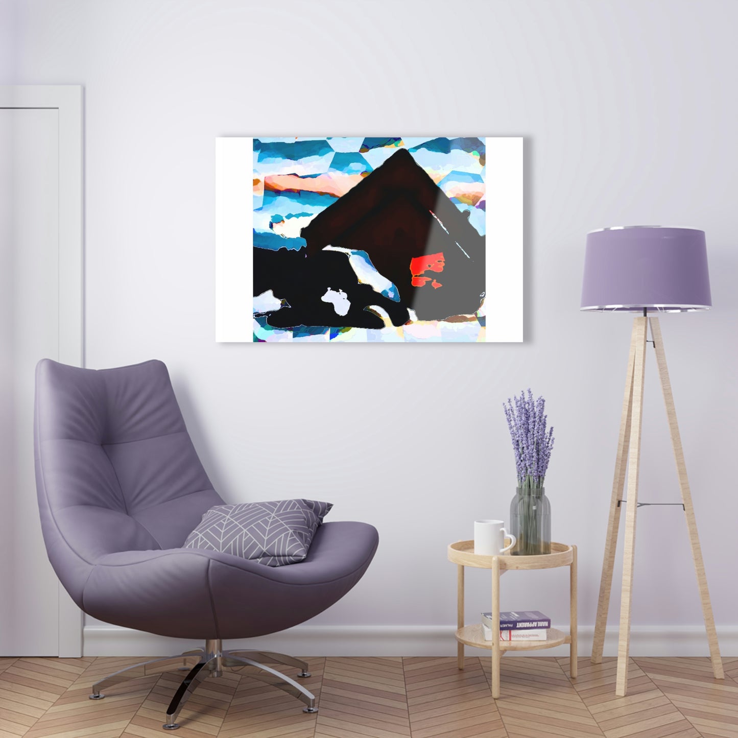 Acrylic Prints ... After An Intense Snow Storm ... 'Digging Out' ... A Vehicle & Cabin "In The Mountains" ... March 2023 ... Original Works ...