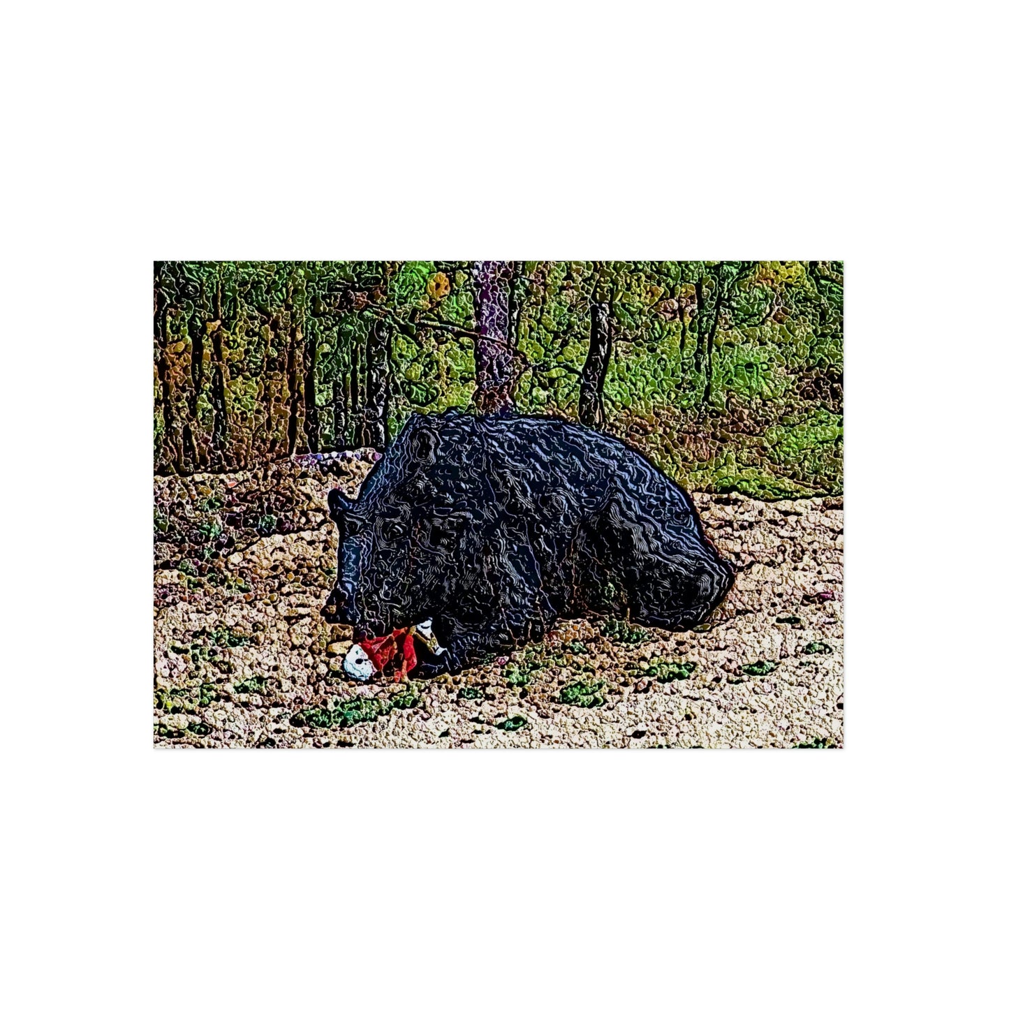 Aluminum Composite Panels ... A Local 'Yogi_5' ... RCY: "Rhett Creek Yogi: 500#'s Of Hungry Black Bear" ... 28-29Sep23 ... Original Works ... Client Project-Folio ...