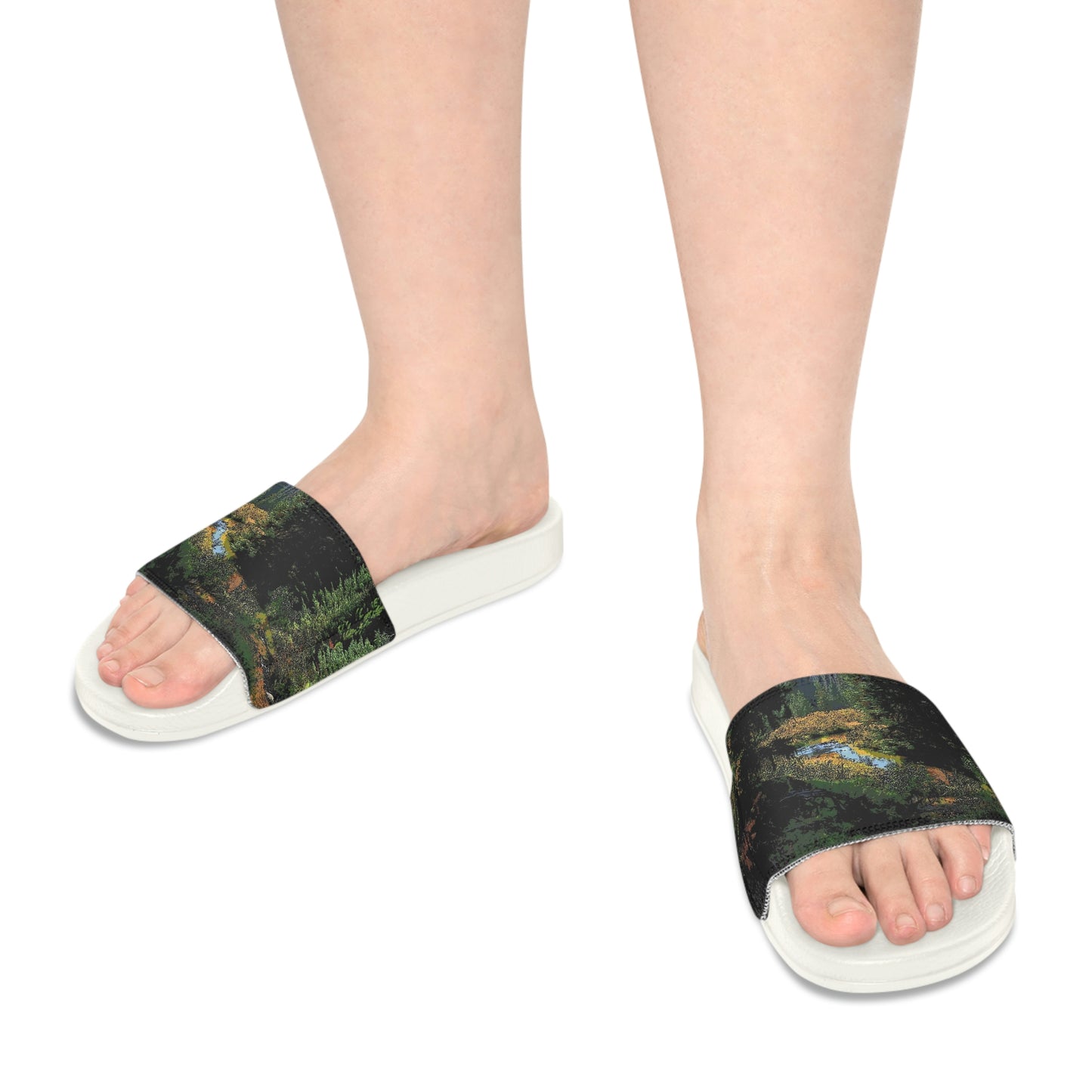 Women's Slide Sandals ... "Slide-In-Style" Along Your Favourite Creek Or Riverbed ...