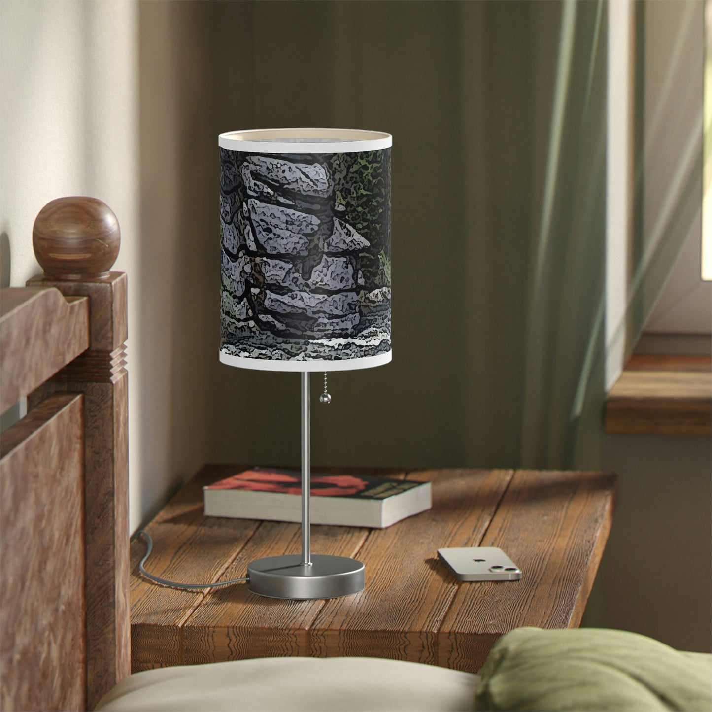 Lamp on a Stand, US|CA plug ... "I Am Innocent" ... Tricky-Dick Immortalized ... Nixon Rock: Along The River ... Central Idaho, Summer 2020 ... Original Works ...